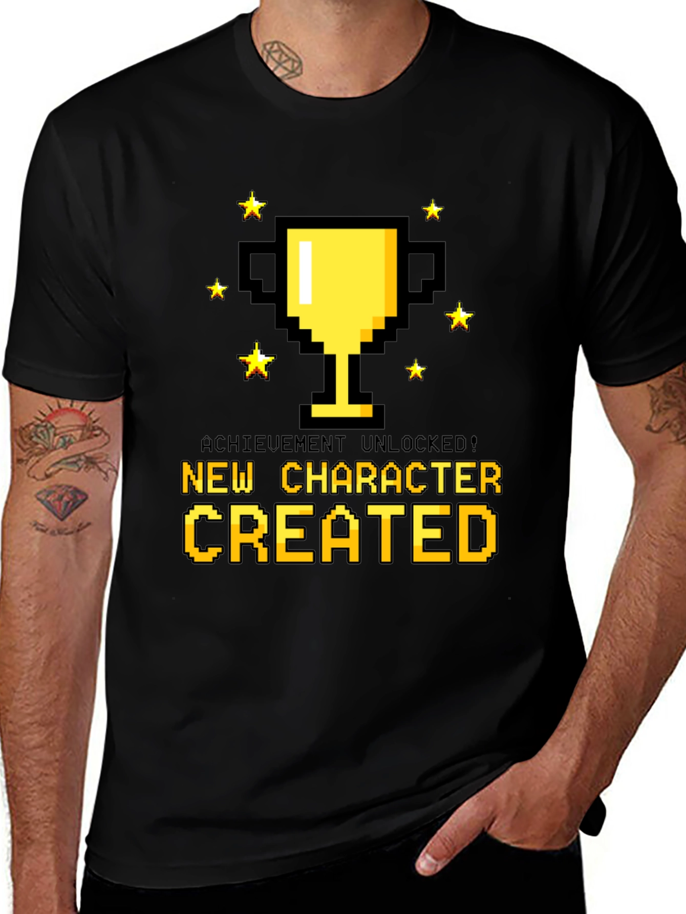 Achievement Unlocked: New Character Created T-Shirt