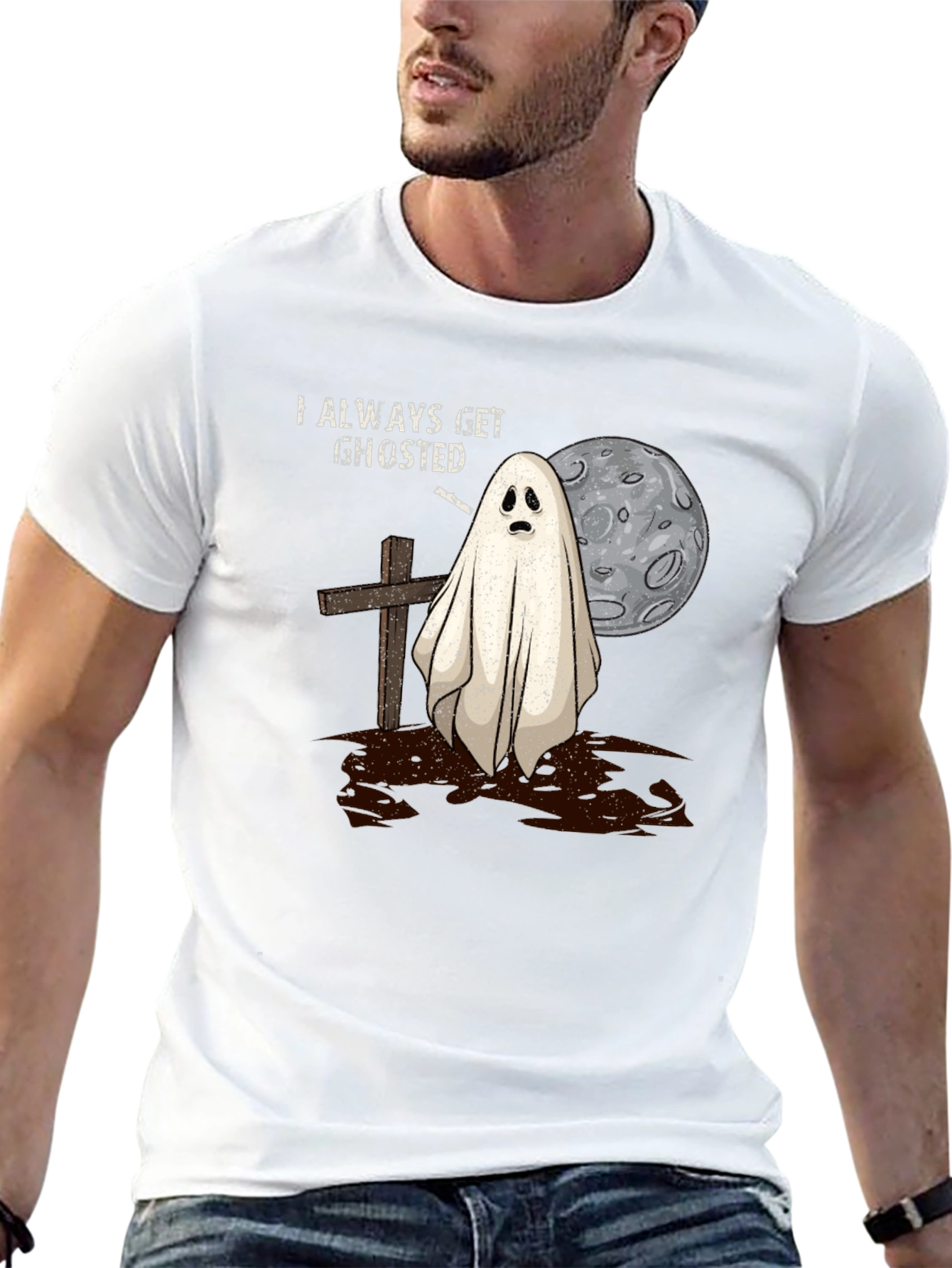 Always Get Ghosted Tee - Halloween Humor T-Shirt