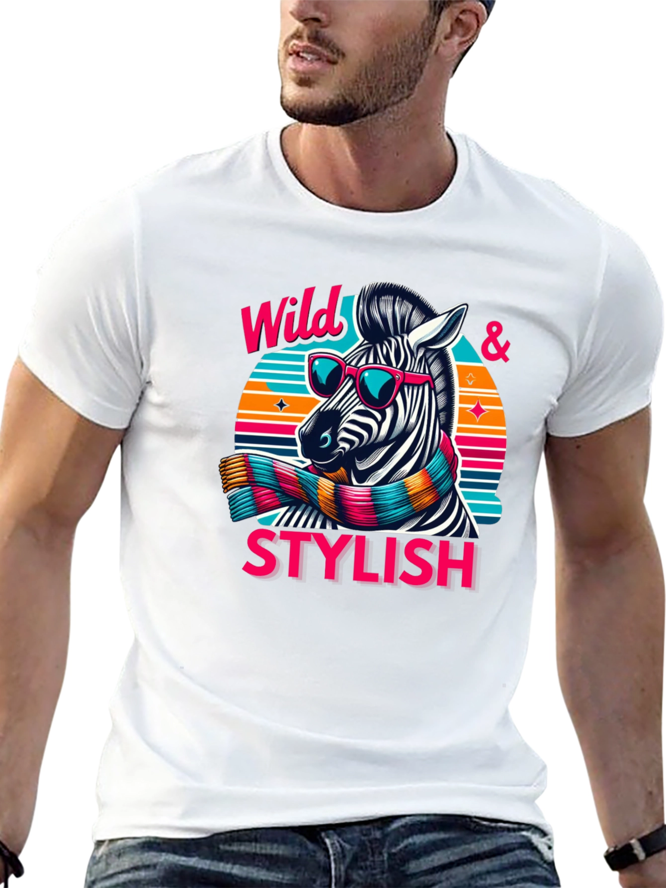 Wild & Stylish Zebra Graphic Tee