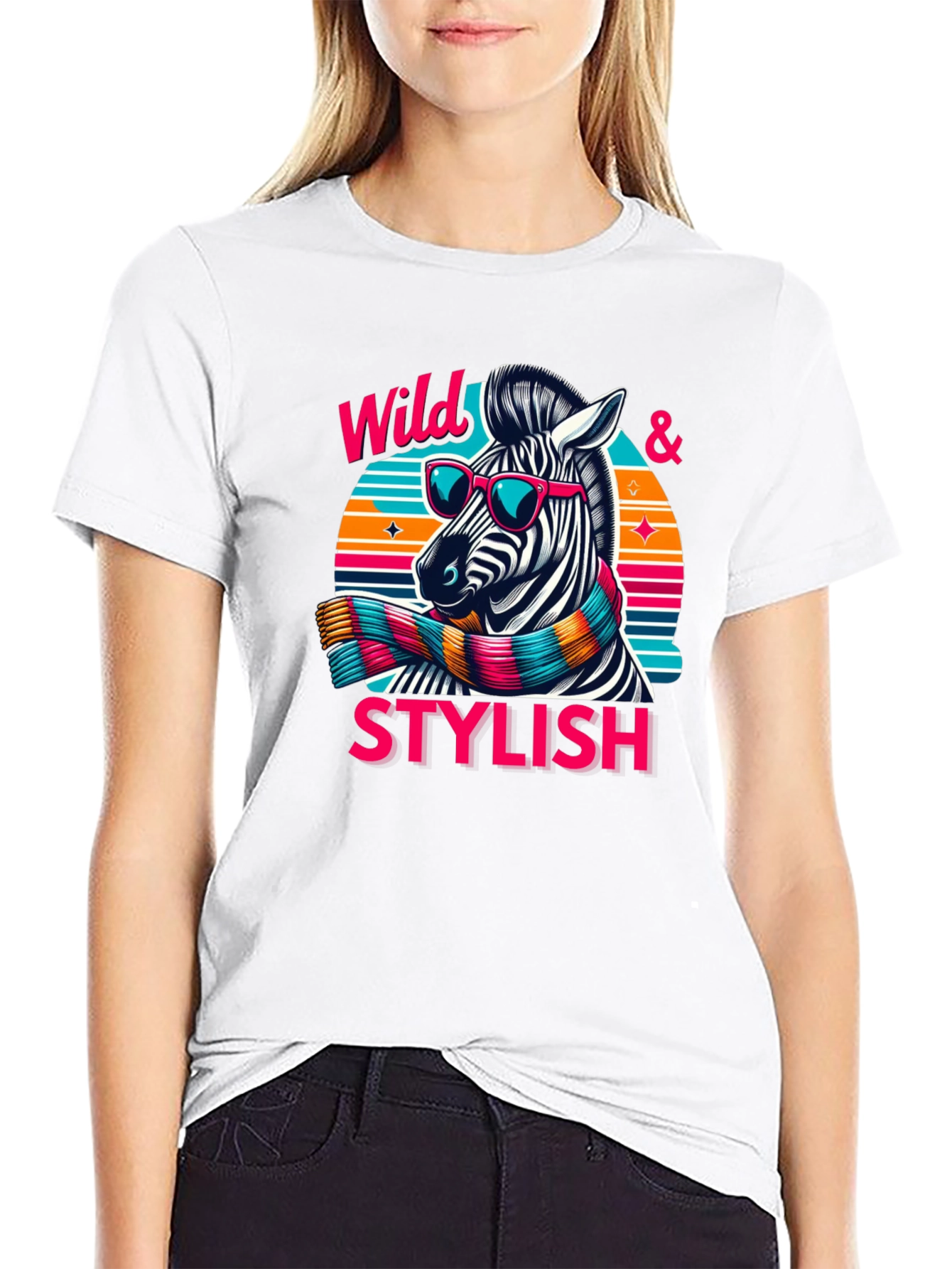 Wild & Stylish Zebra Graphic Tee