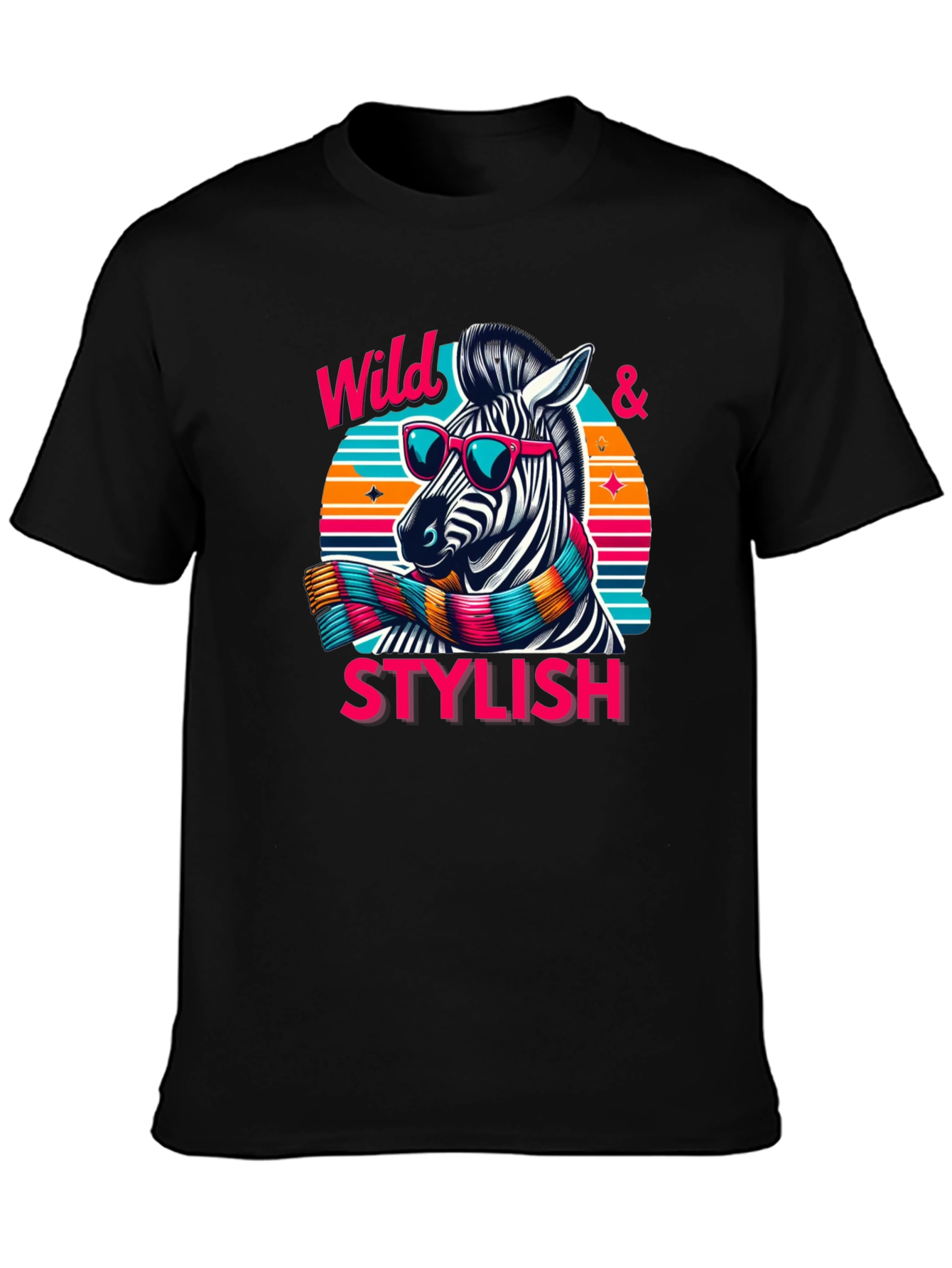 Wild & Stylish Zebra Graphic Tee