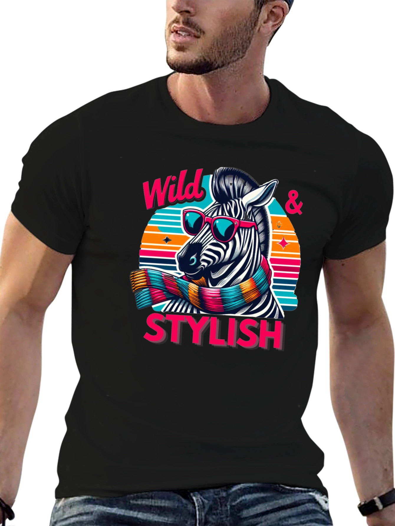 Wild & Stylish Zebra Graphic Tee