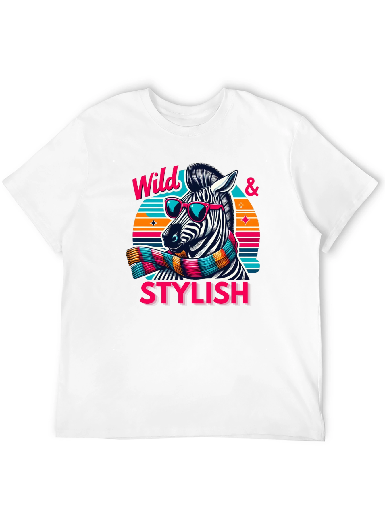 Wild & Stylish Zebra Graphic Tee