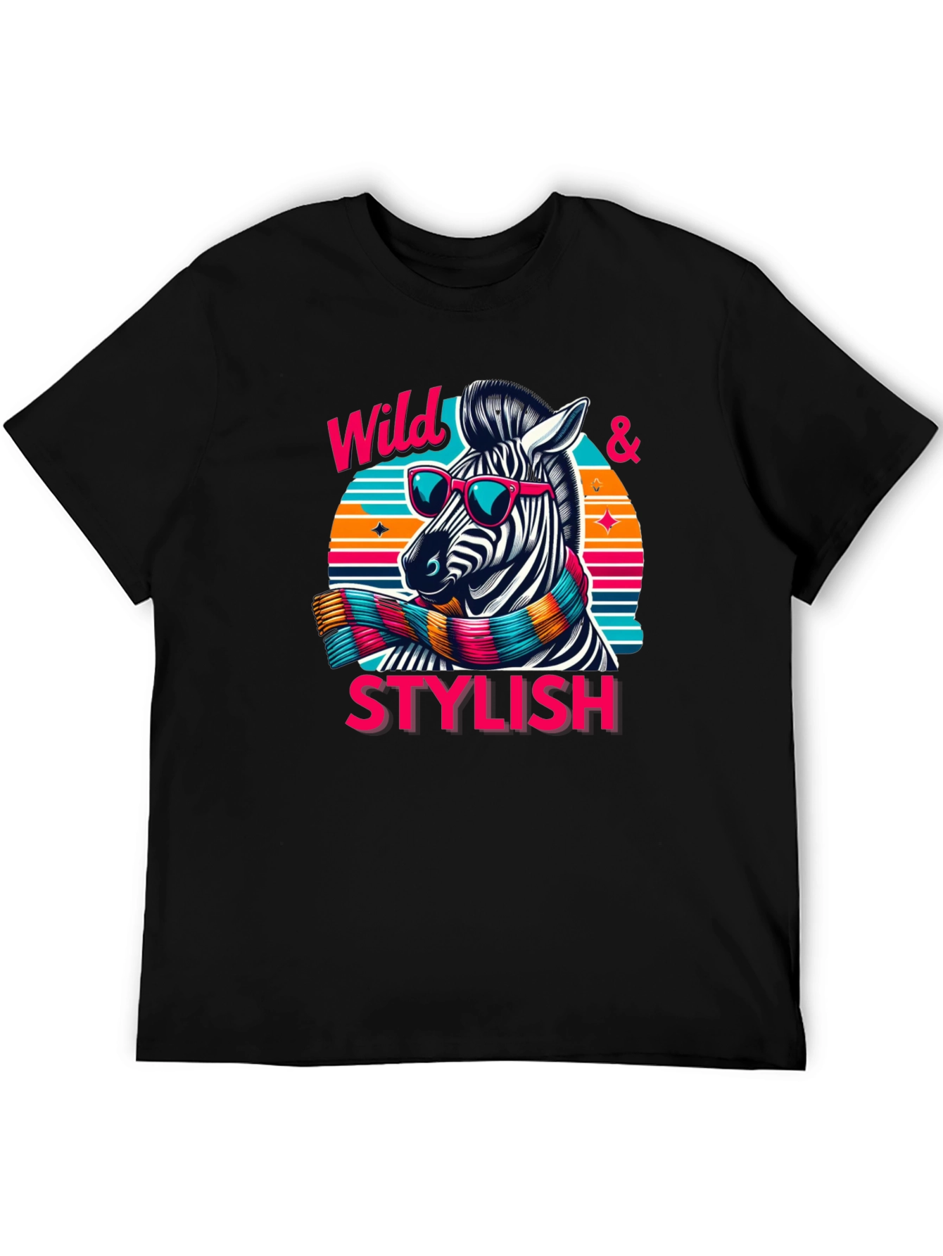 Wild & Stylish Zebra Graphic Tee
