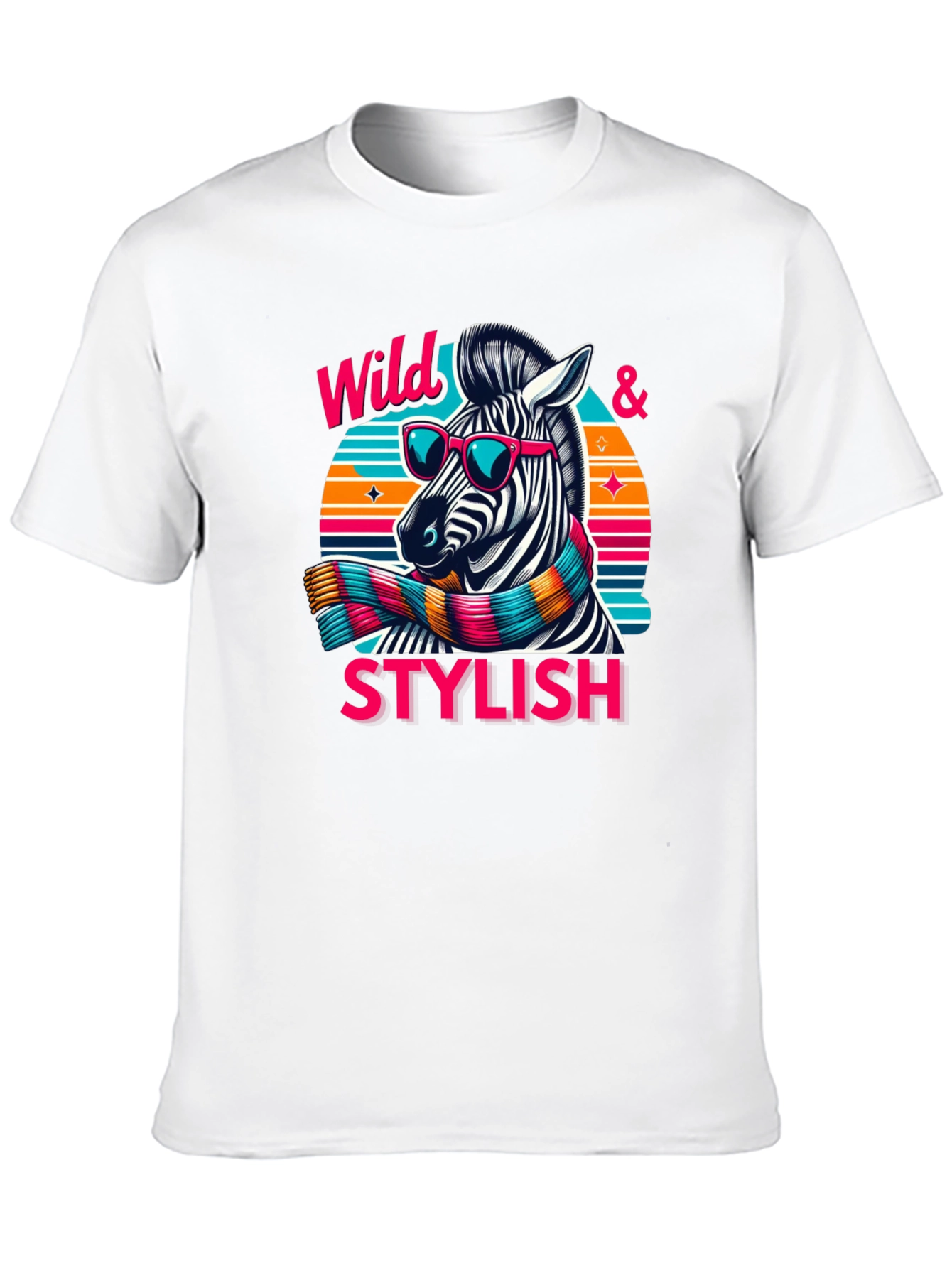 Wild & Stylish Zebra Graphic Tee