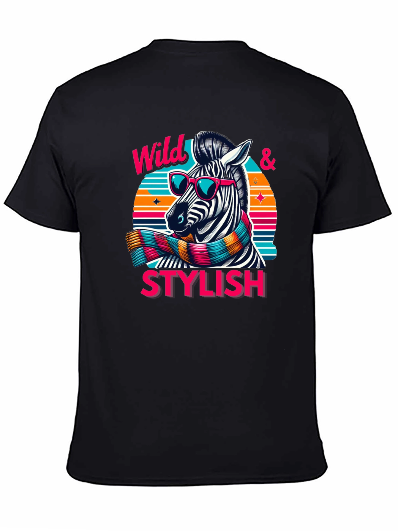 Wild & Stylish Zebra Graphic Tee