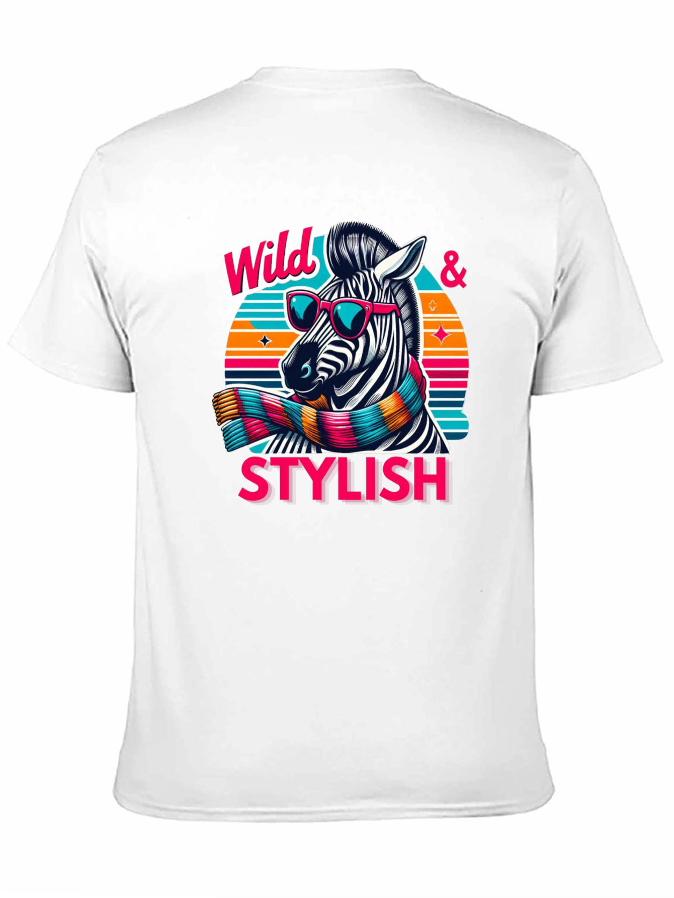 Wild & Stylish Zebra Graphic Tee