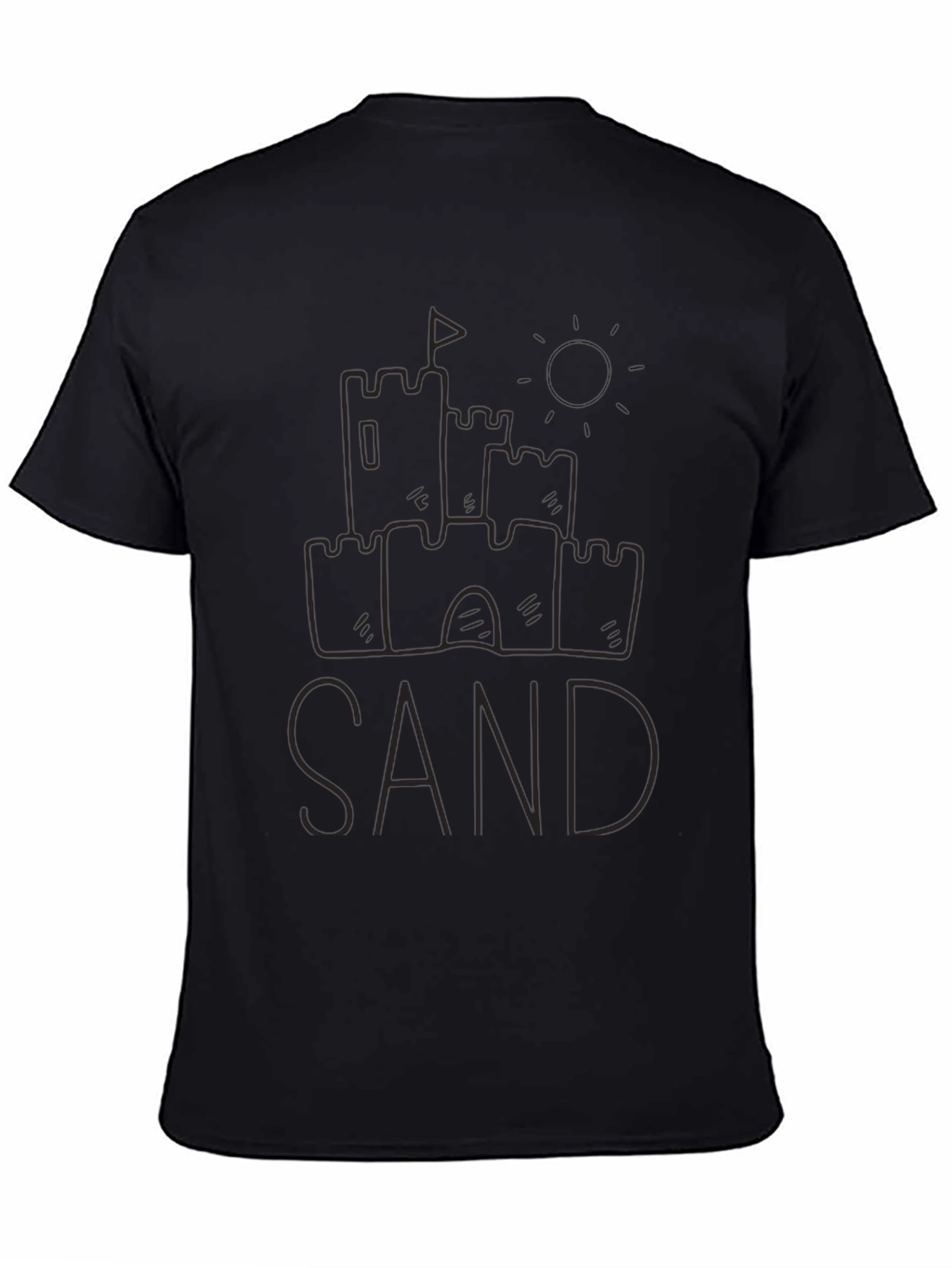 Sandcastle Tee - Black Casual T-Shirt