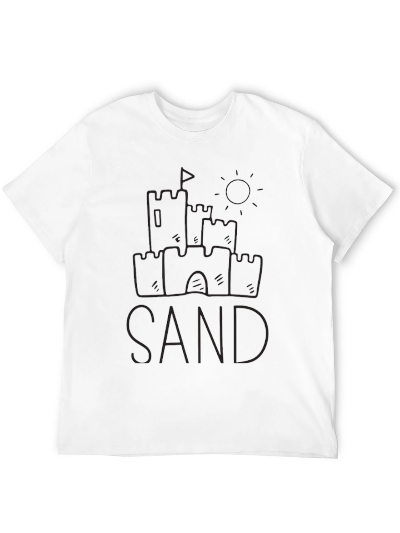 Sandcastle Tee - Black Casual T-Shirt