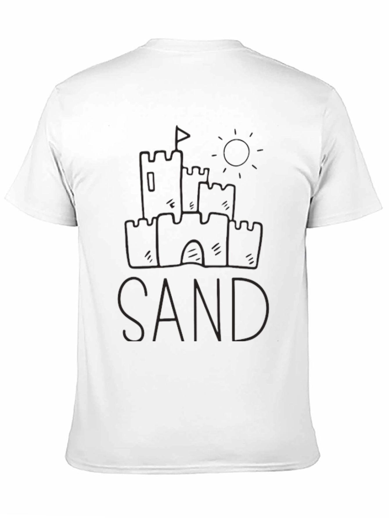 Sandcastle Tee - Black Casual T-Shirt
