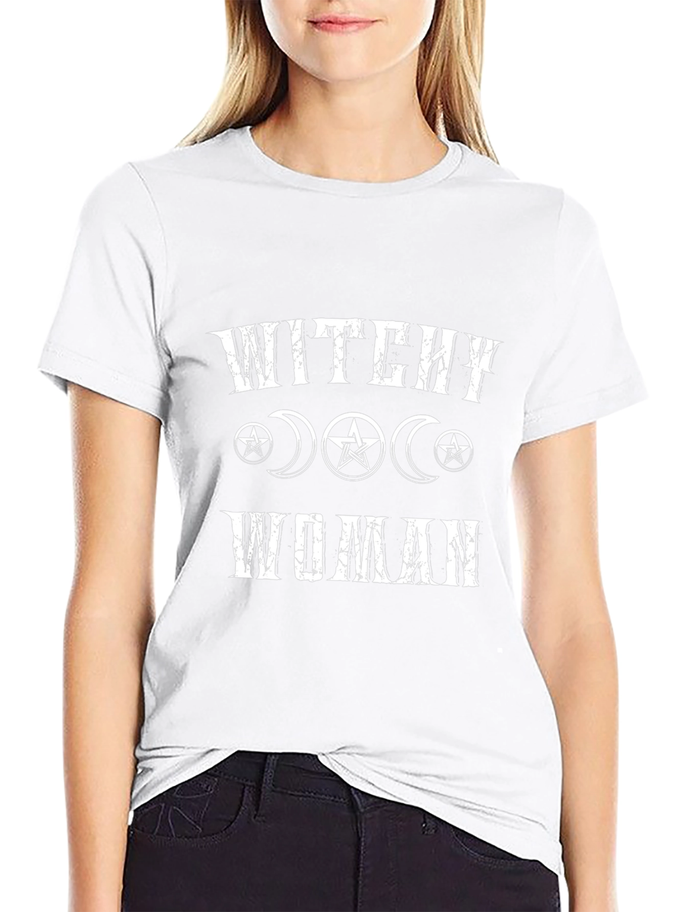 Witchey Woman Graphic T-Shirt - Black Cotton Tee