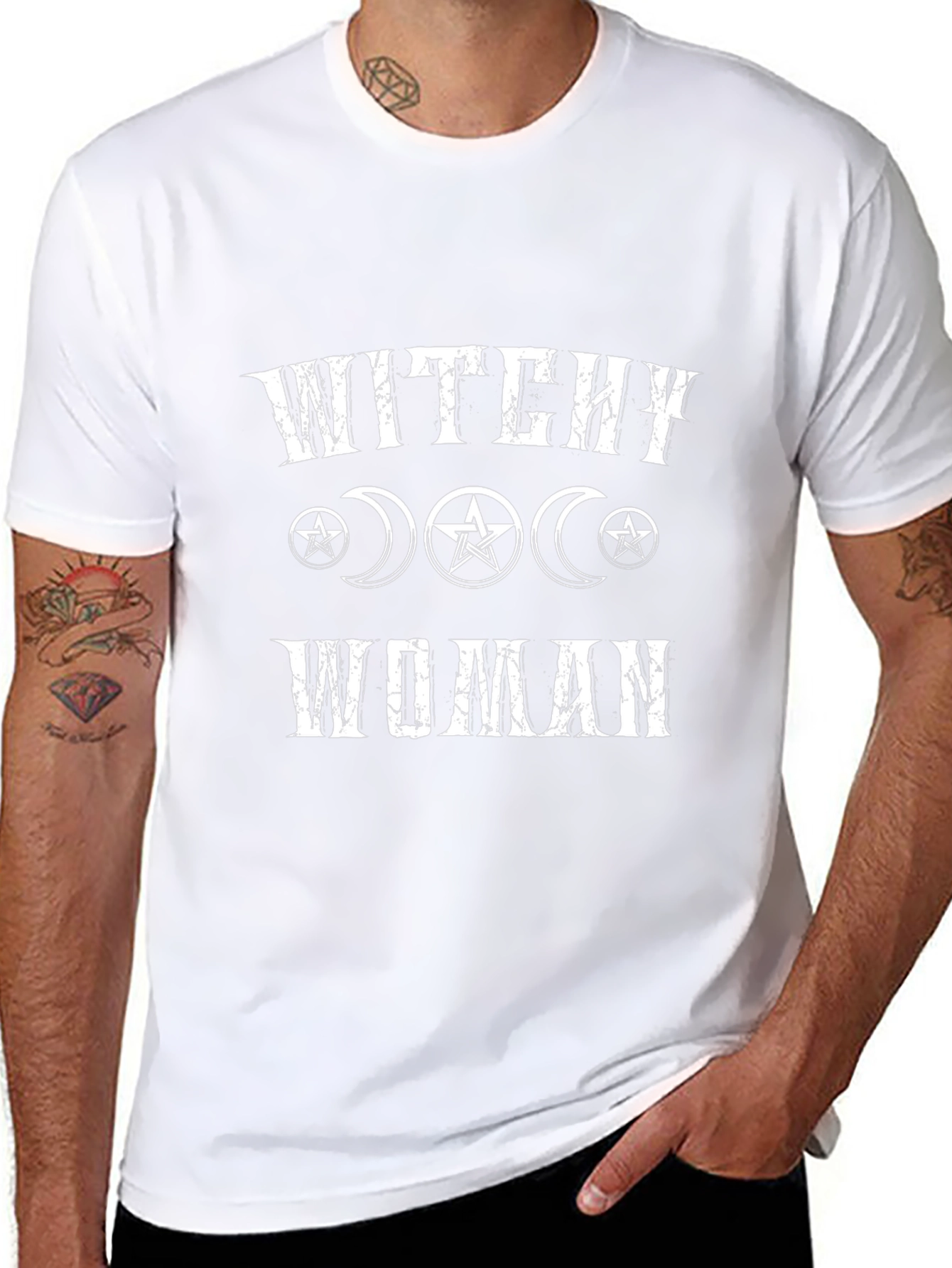Witchey Woman Graphic T-Shirt - Black Cotton Tee