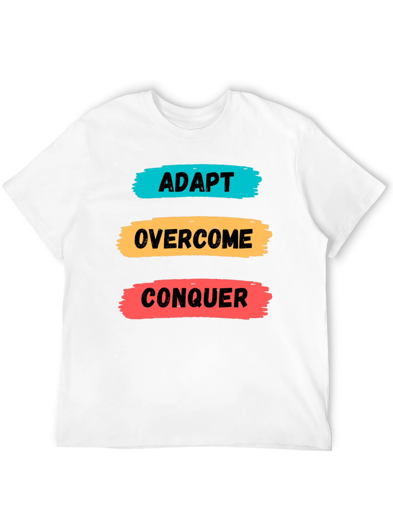 Adapt Overcome Conquer T-Shirt - Motivational Graphic Tee