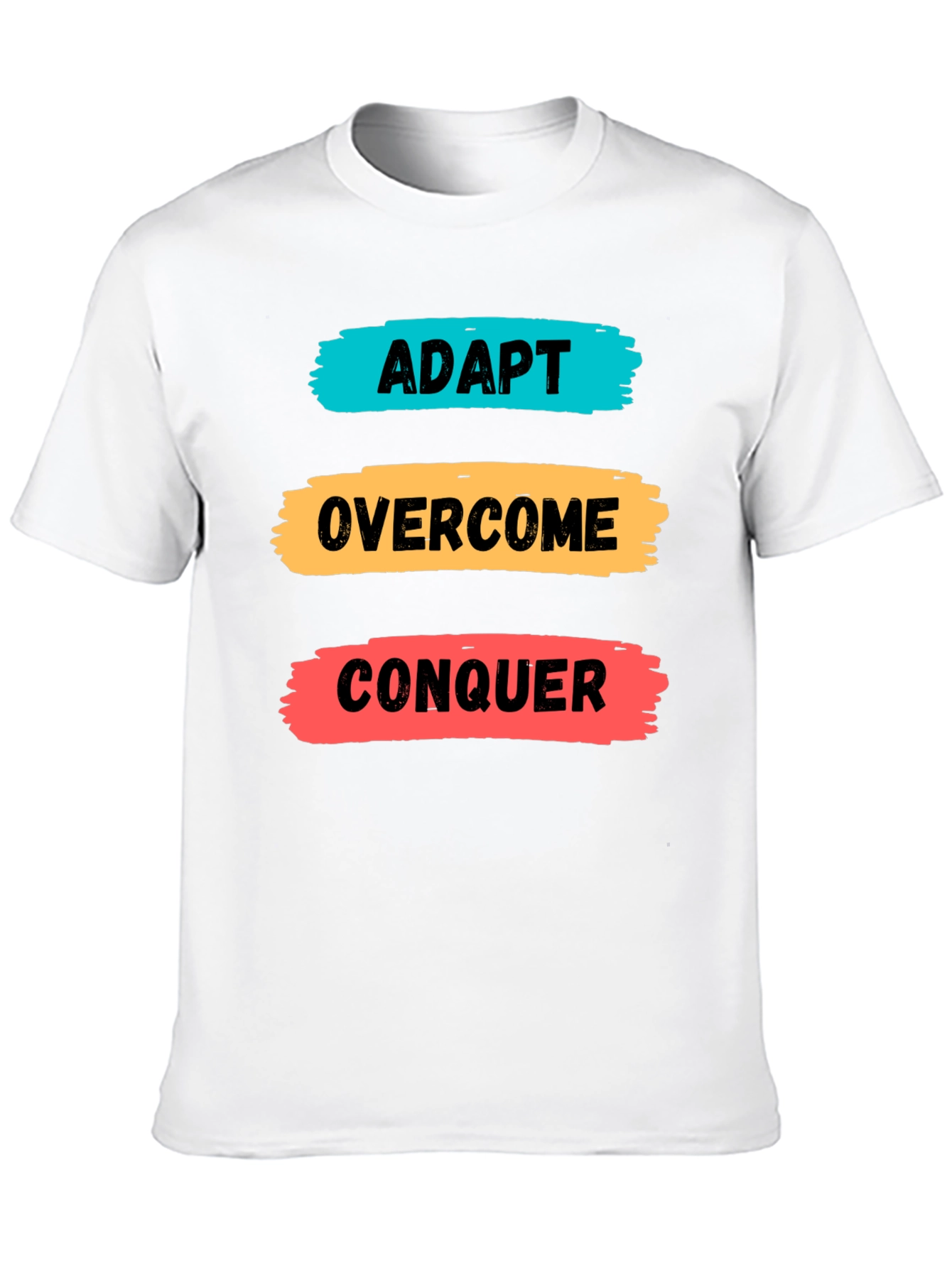 Adapt Overcome Conquer T-Shirt - Motivational Graphic Tee
