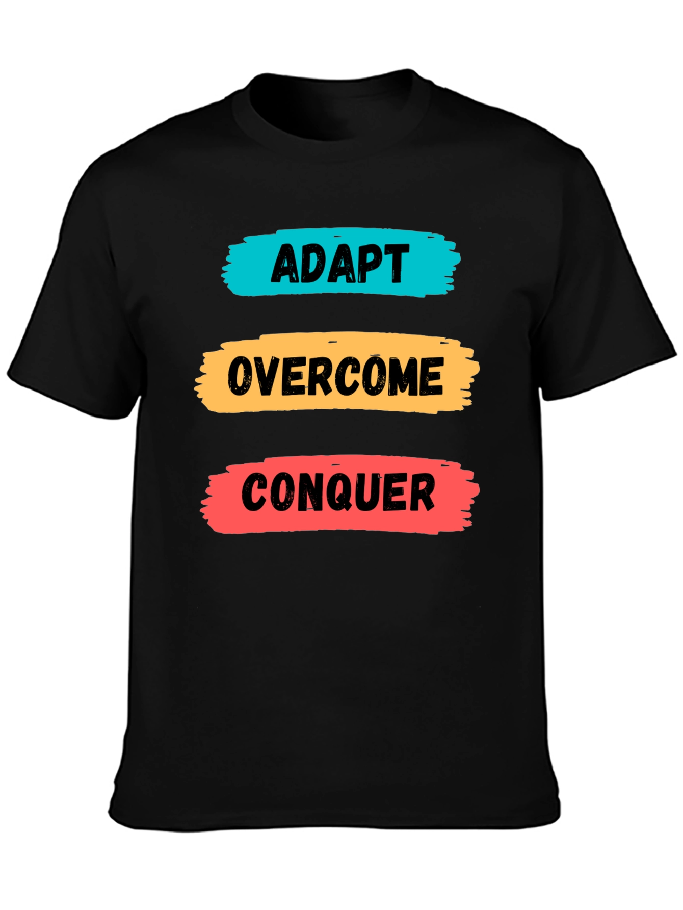 Adapt Overcome Conquer T-Shirt - Motivational Graphic Tee