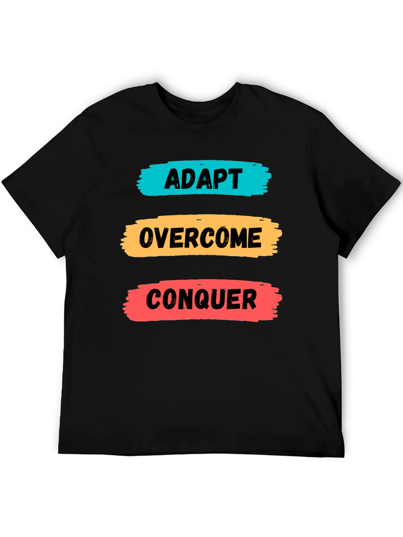 Adapt Overcome Conquer T-Shirt - Motivational Graphic Tee