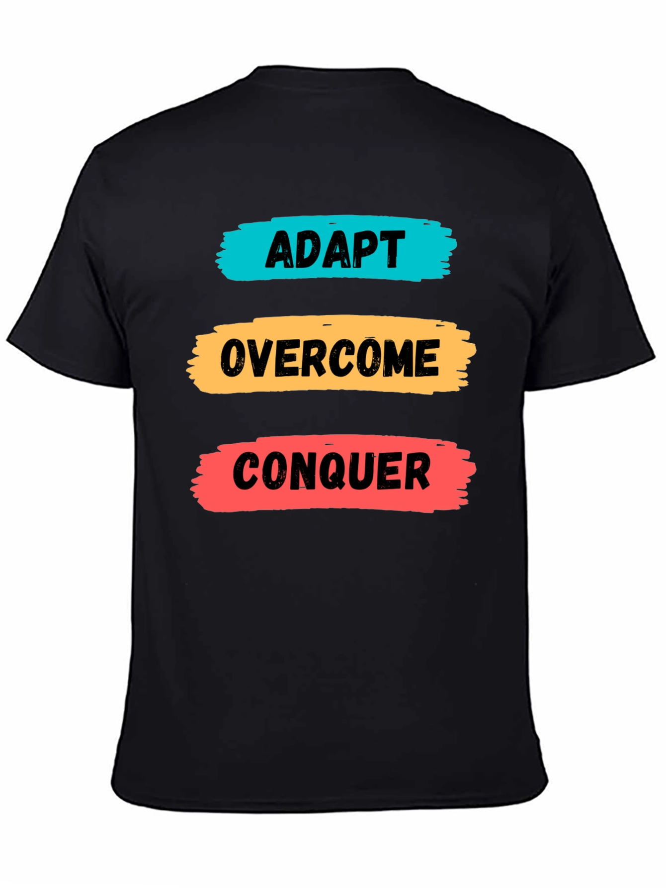 Adapt Overcome Conquer T-Shirt - Motivational Graphic Tee