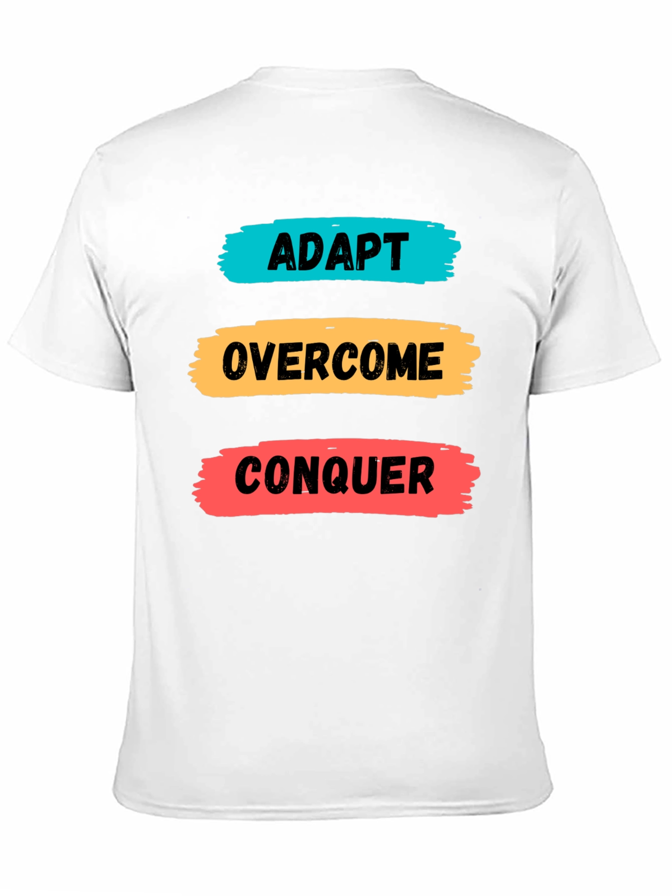 Adapt Overcome Conquer T-Shirt - Motivational Graphic Tee