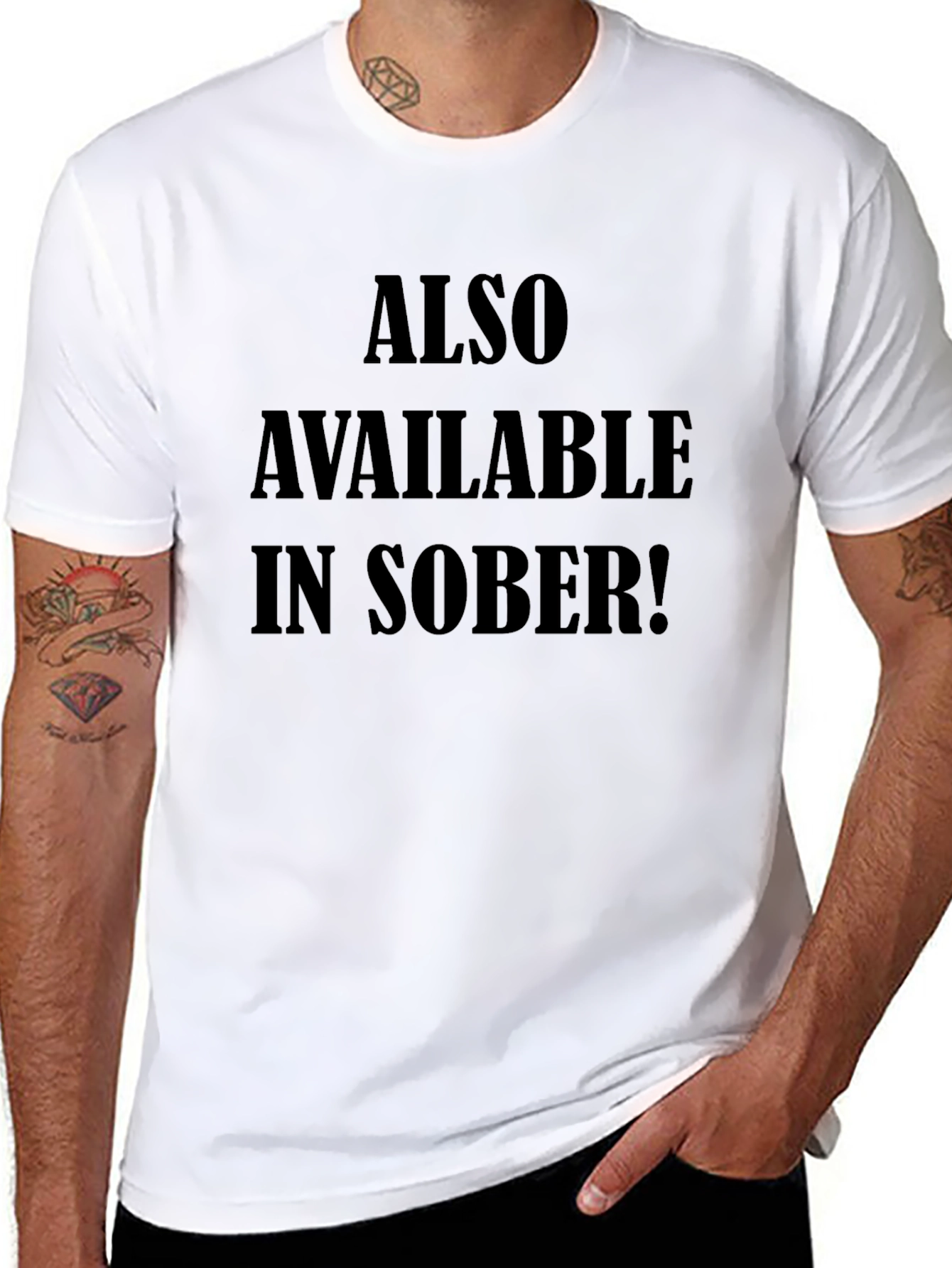 Also Available in Sober Funny Black T-Shirt