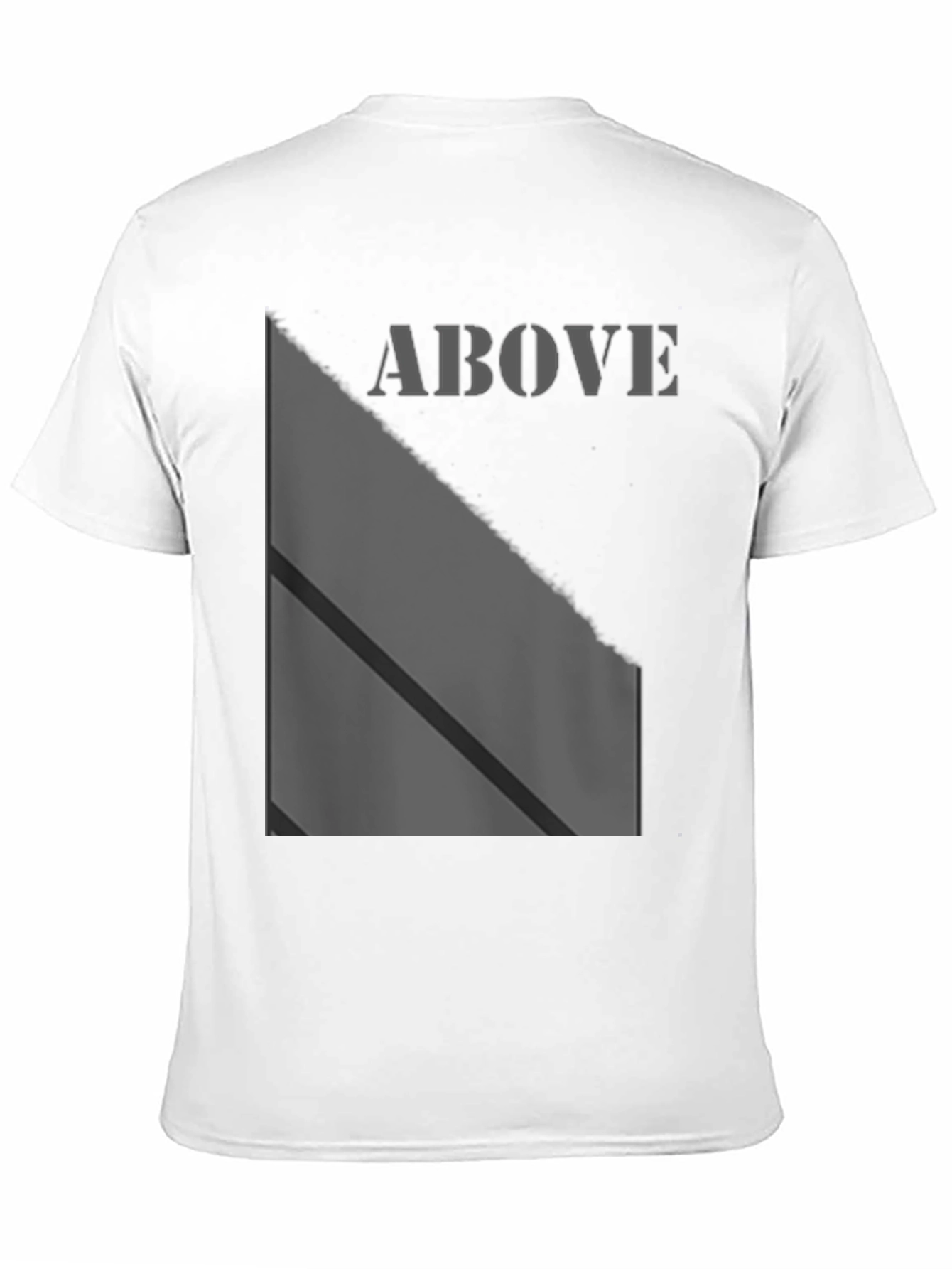 Above Graphic Print Black T-Shirt