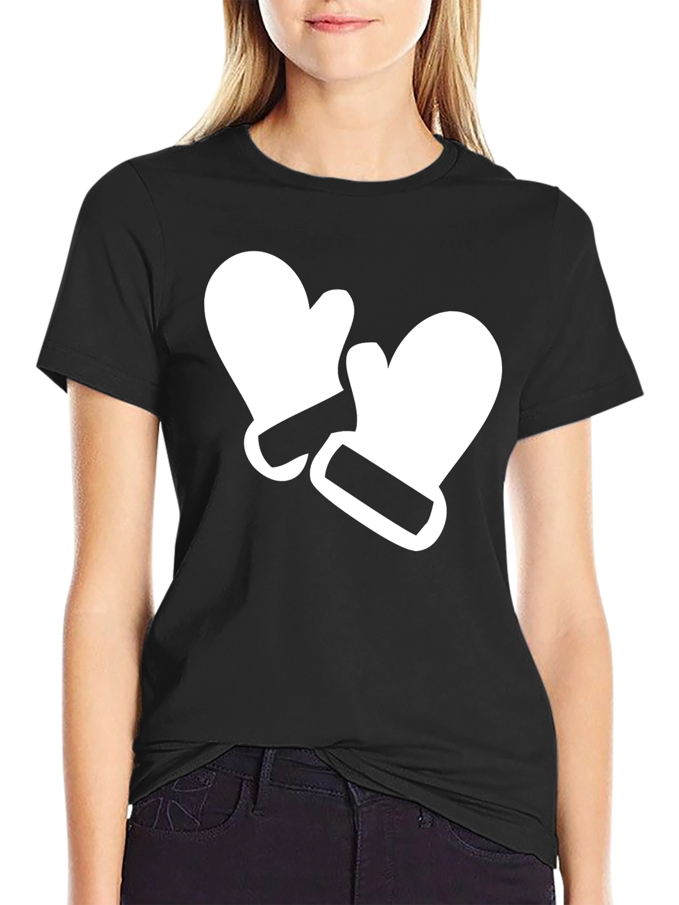 Winter Mittens Graphic Tee - Soft Cotton Blend