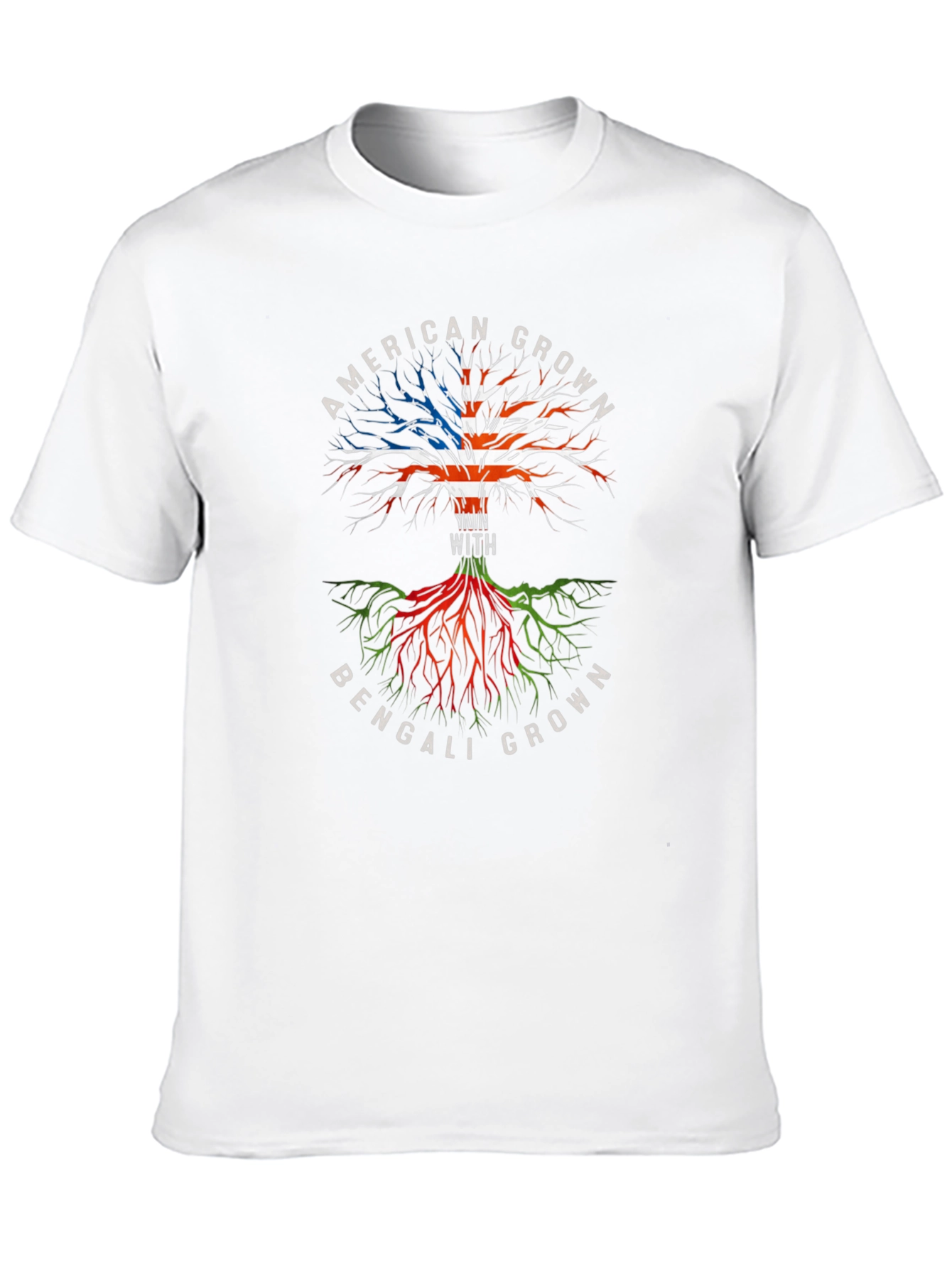American Bengali Roots Graphic T-Shirt