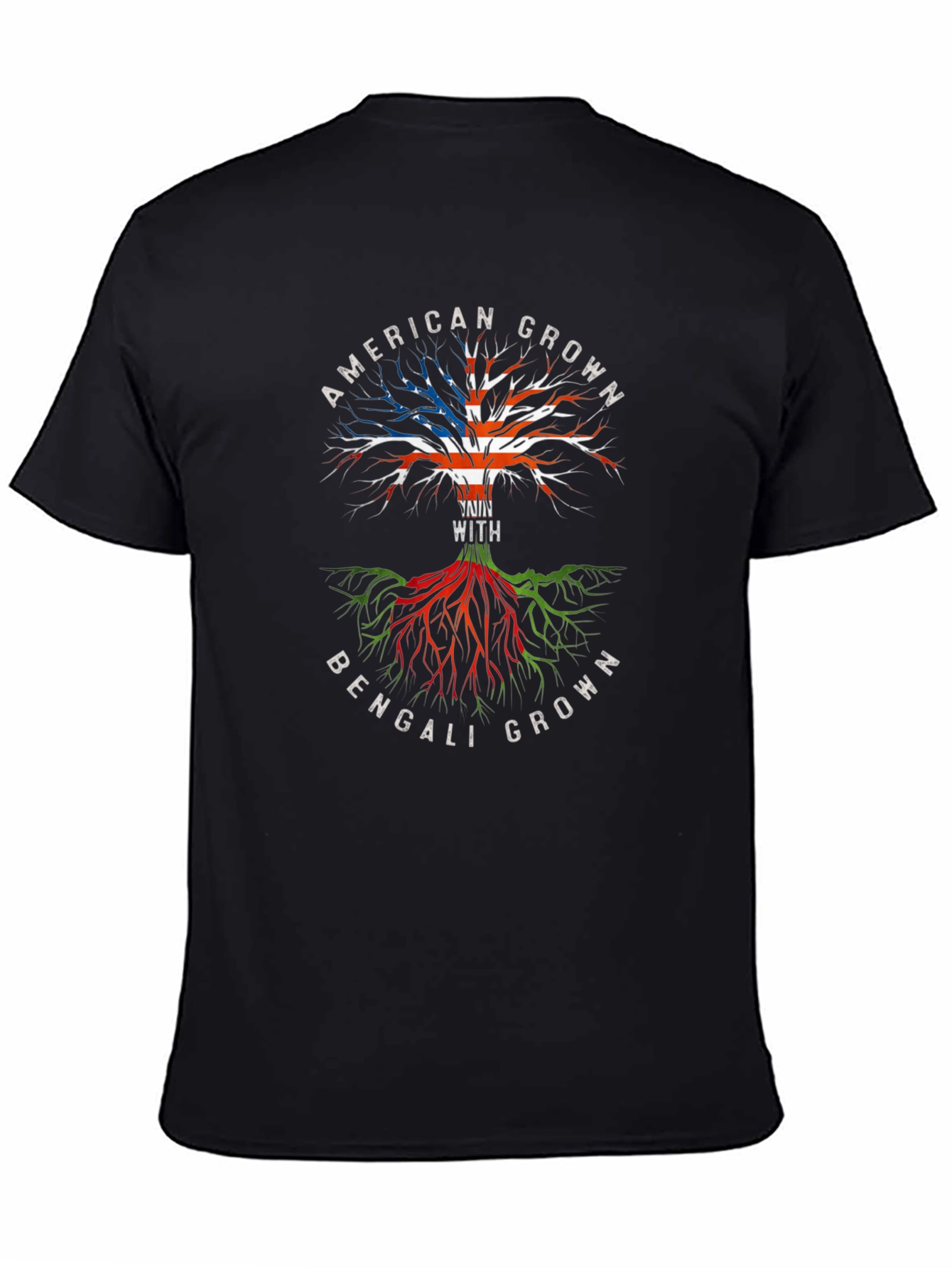 American Bengali Roots Graphic T-Shirt