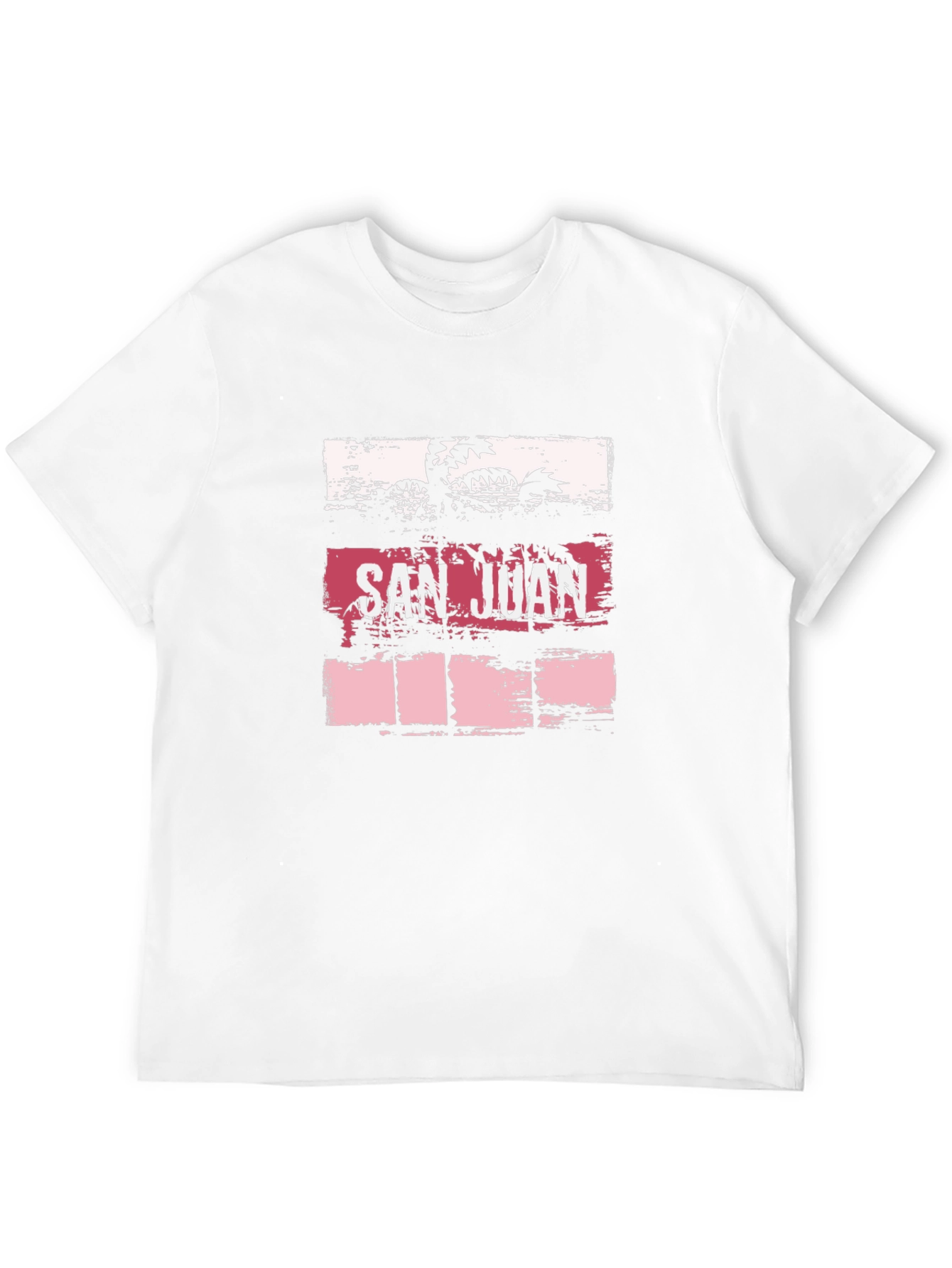 San Juan Retro Palm Tree Graphic T-Shirt
