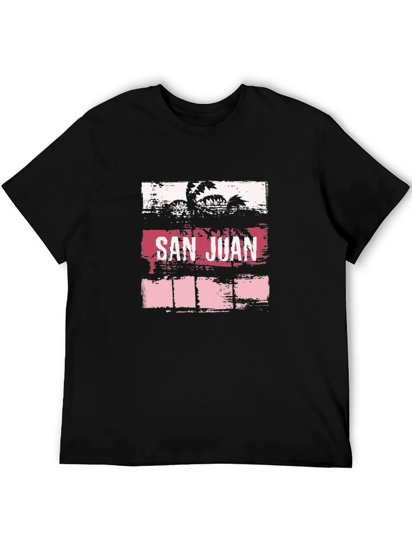 San Juan Retro Palm Tree Graphic T-Shirt