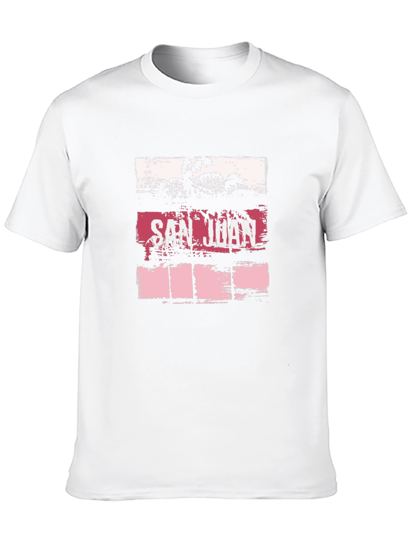 San Juan Retro Palm Tree Graphic T-Shirt