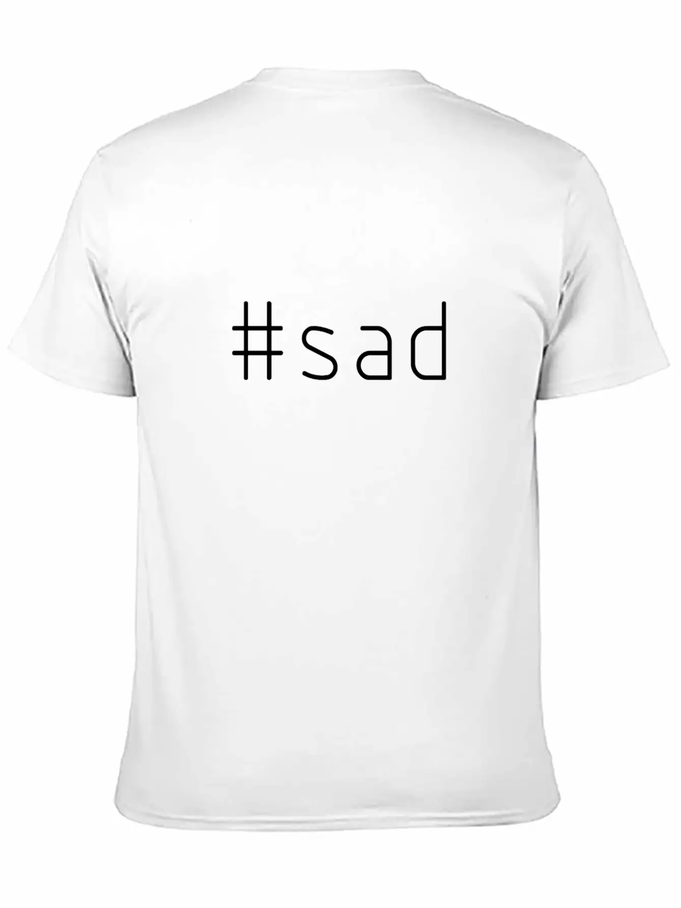 #sad Timeless Short Sleeve Tee – Comfy And Minimalist Design