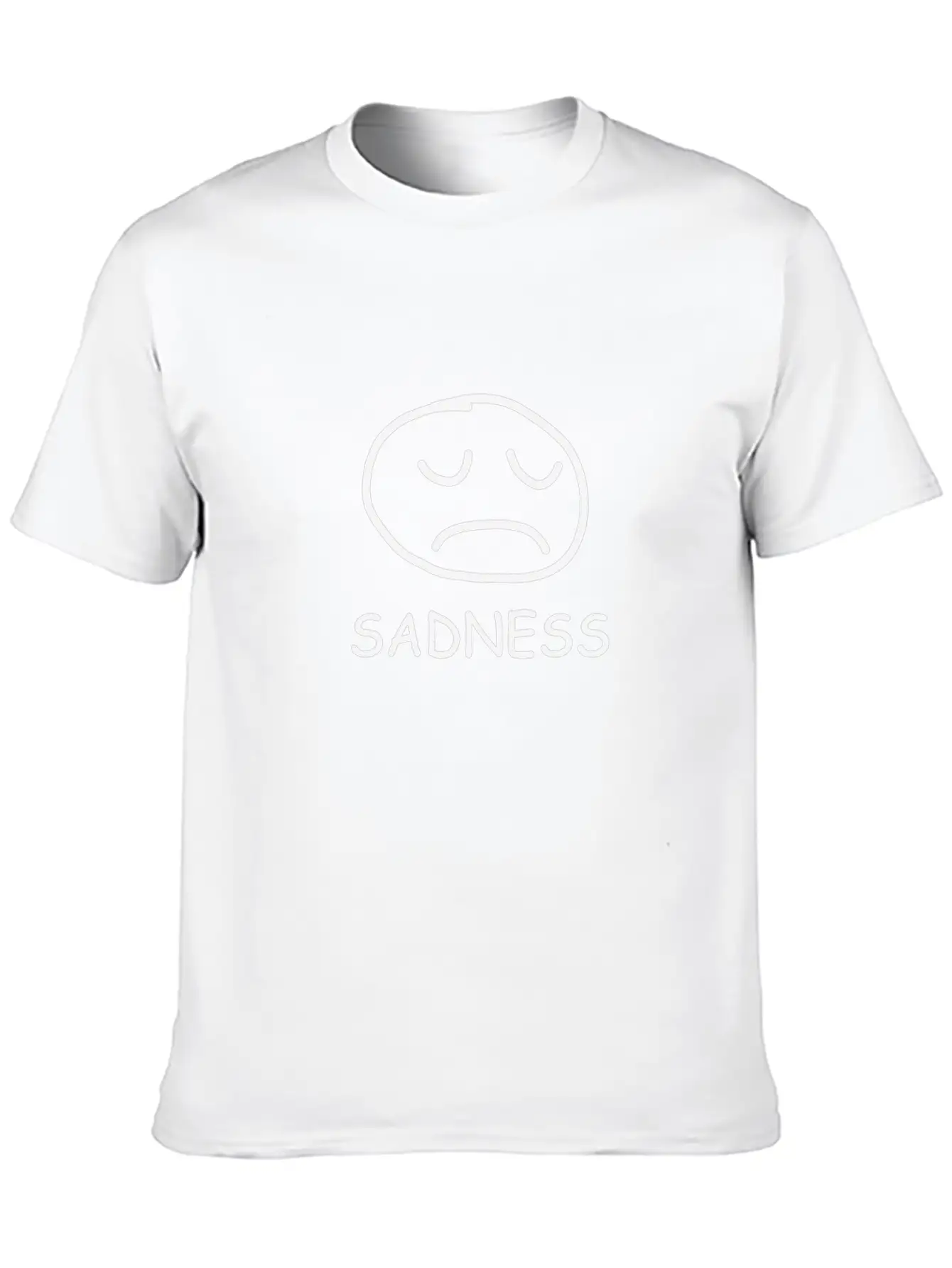 Sadness Casual Graphic T-Shirt – Simple And Comfortable Daily Wear