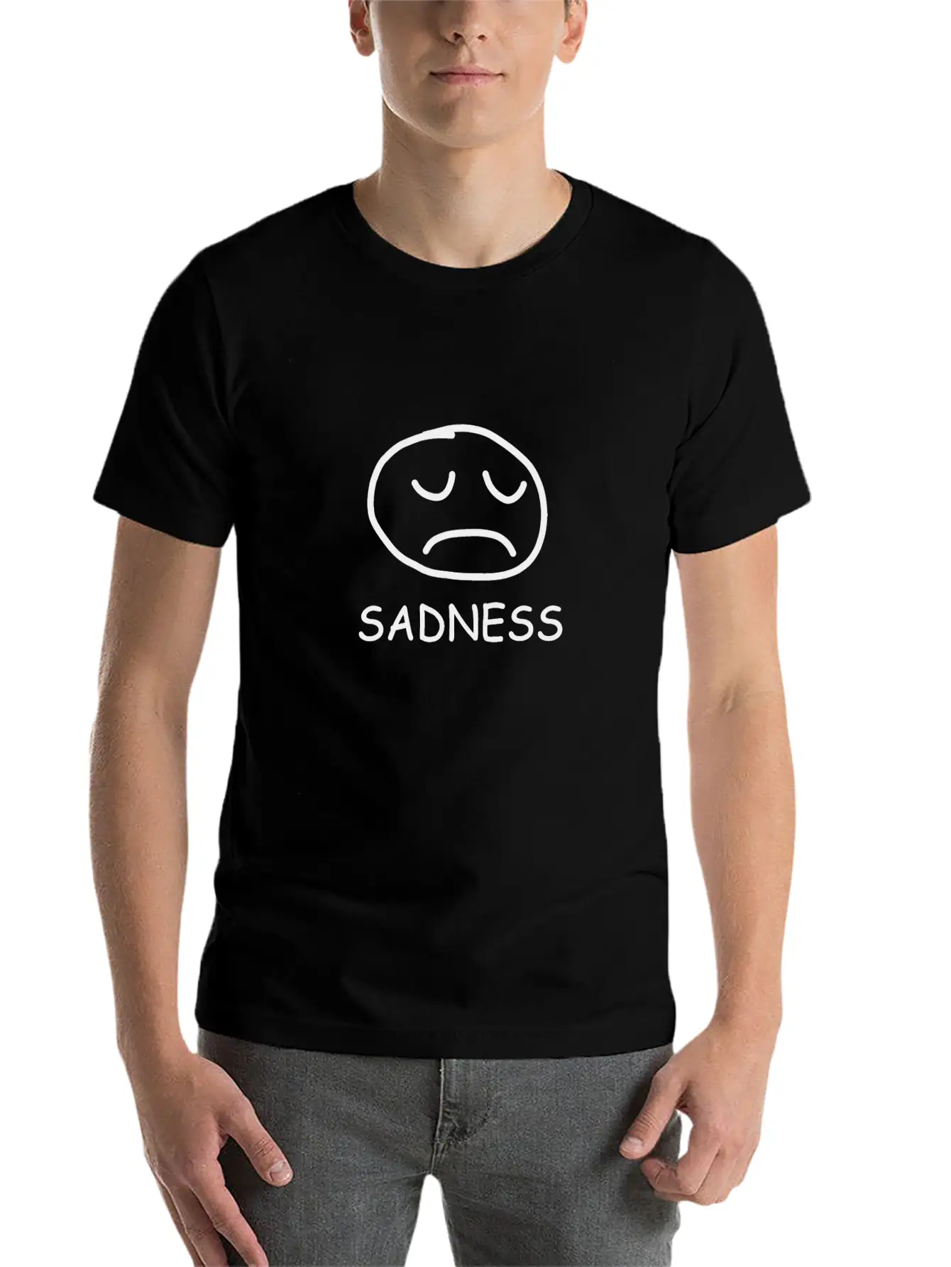Sadness Casual Graphic T-Shirt – Simple And Comfortable Daily Wear