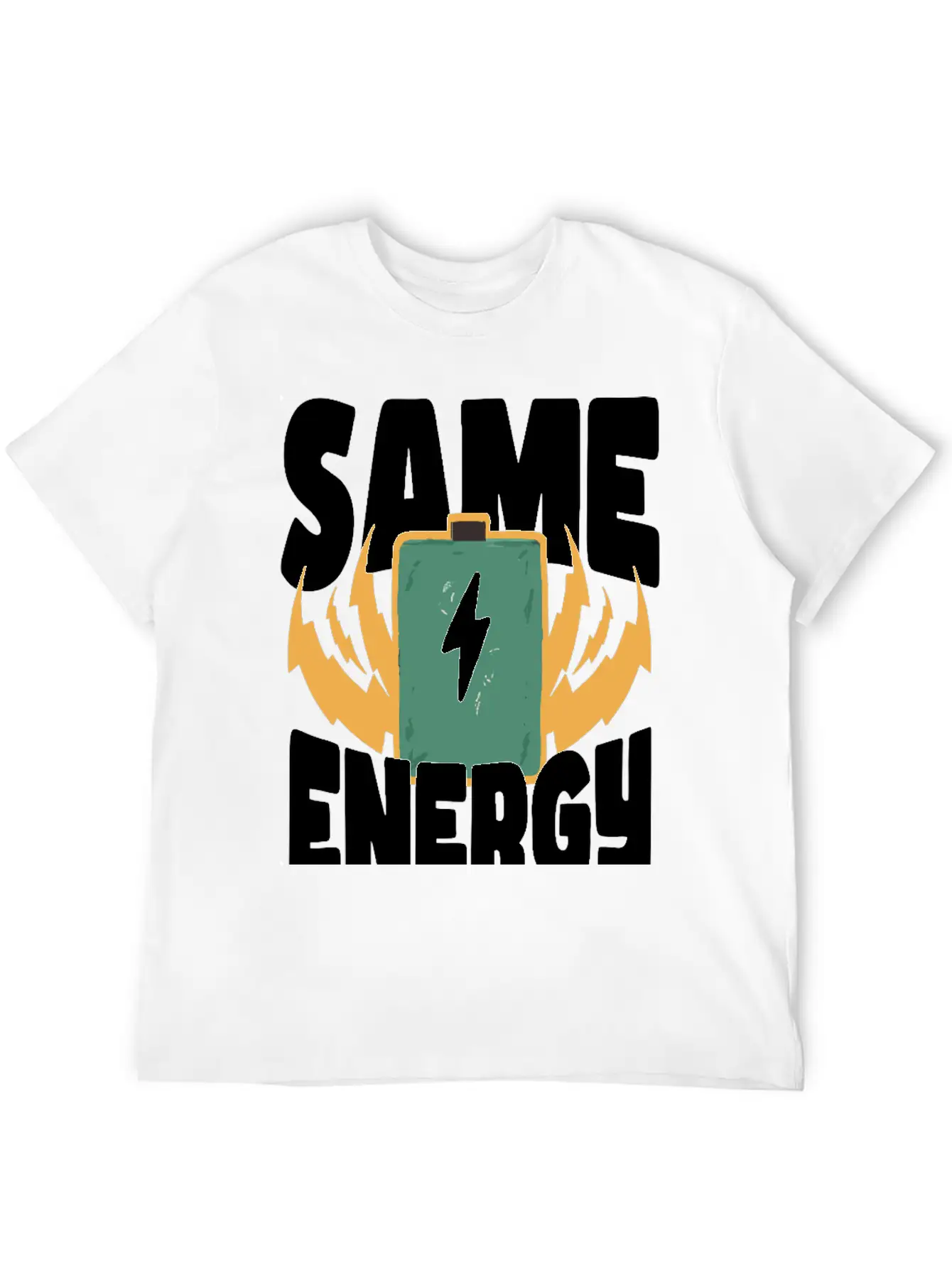 Same Energy – Perfect Match Casual Graphic T-Shirt – Simple And Comfortable Daily Wear