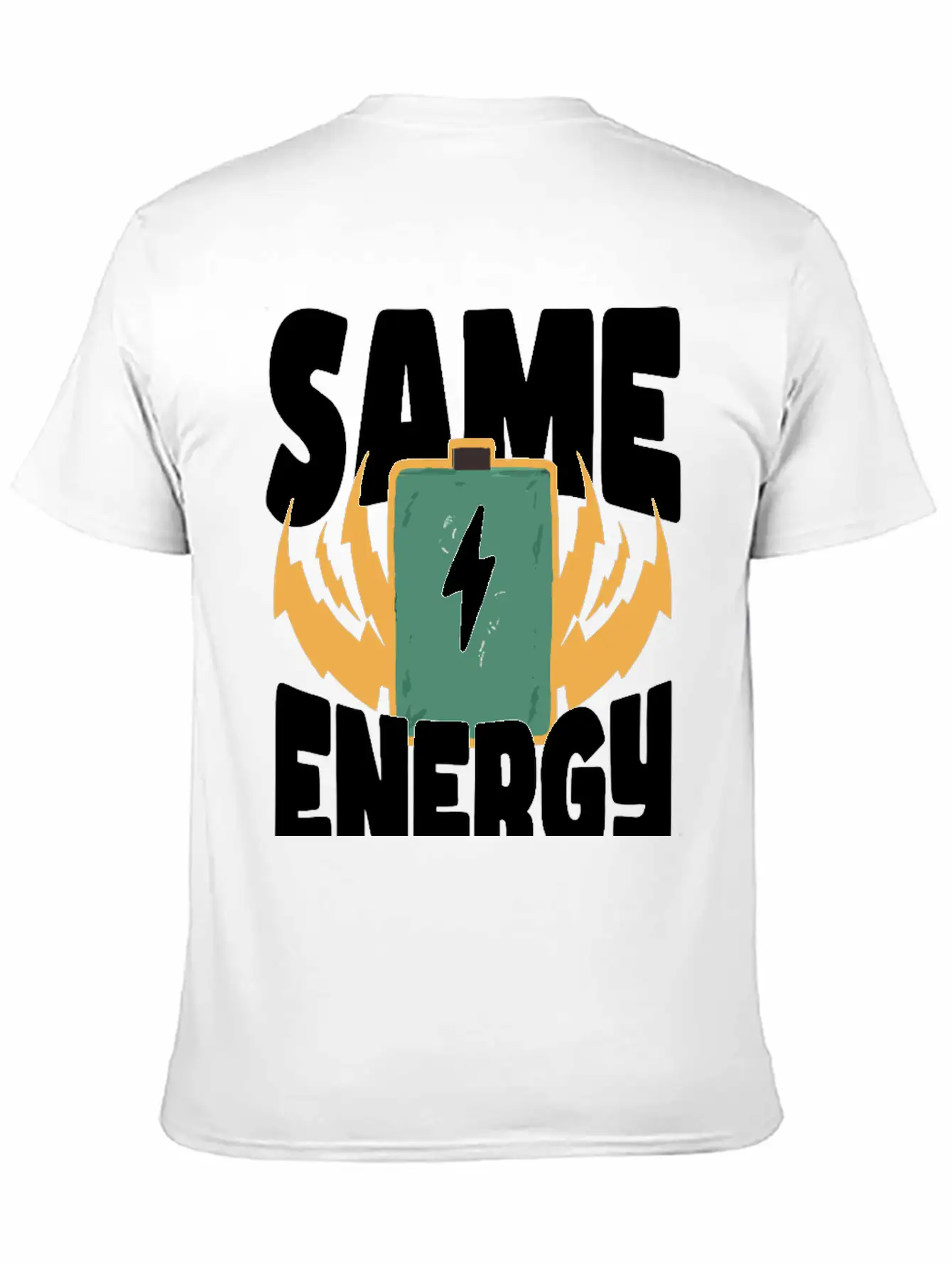 Same Energy – Perfect Match Casual Graphic T-Shirt – Simple And Comfortable Daily Wear