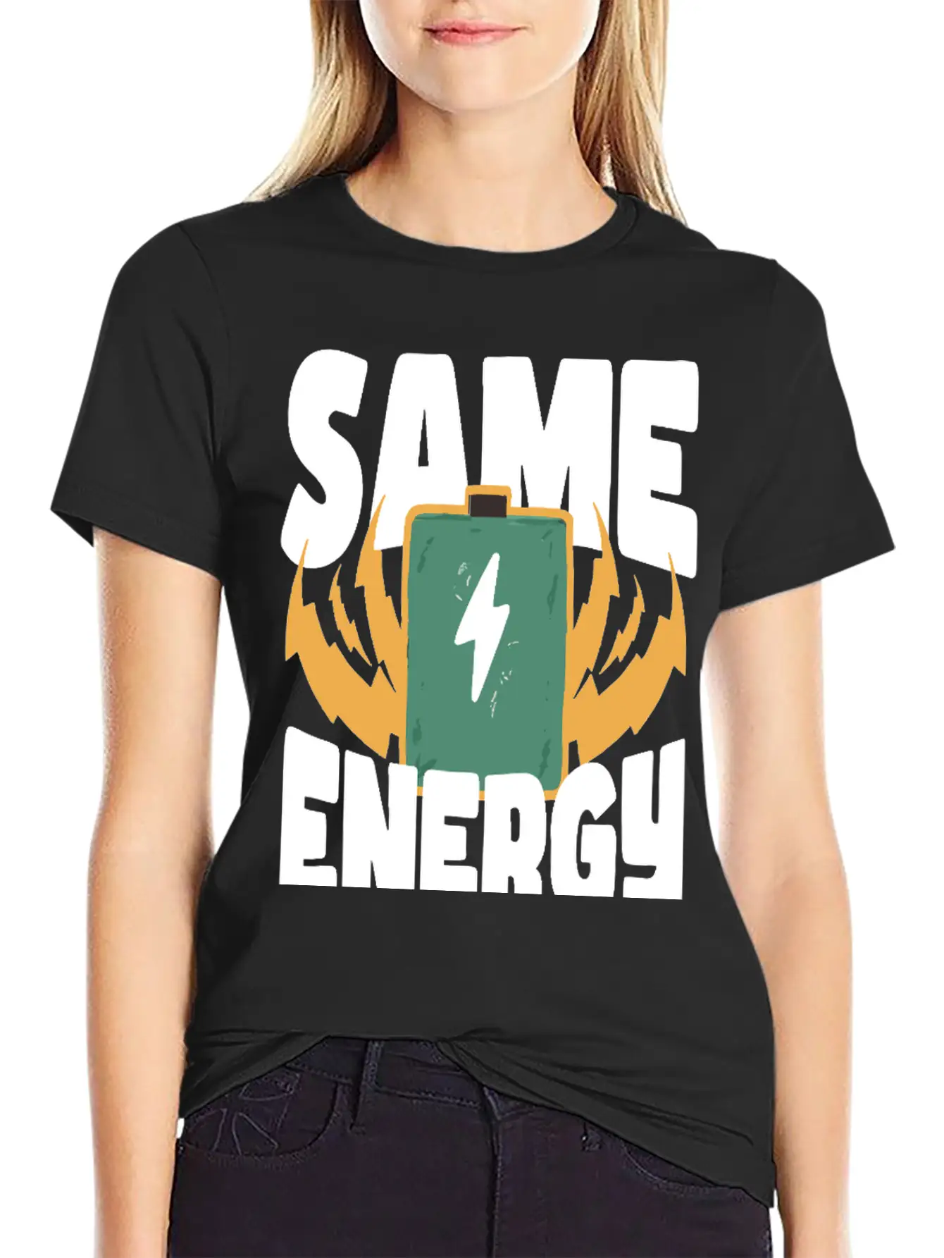 Same Energy – Perfect Match Casual Graphic T-Shirt – Simple And Comfortable Daily Wear