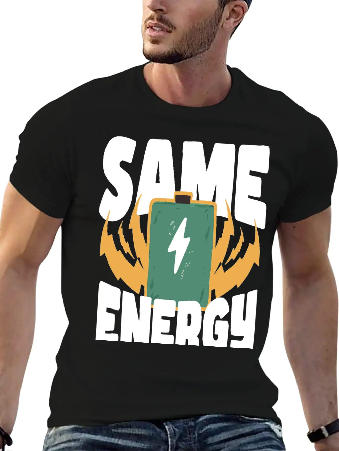 Same Energy – Perfect Match Casual Graphic T-Shirt – Simple And Comfortable Daily Wear