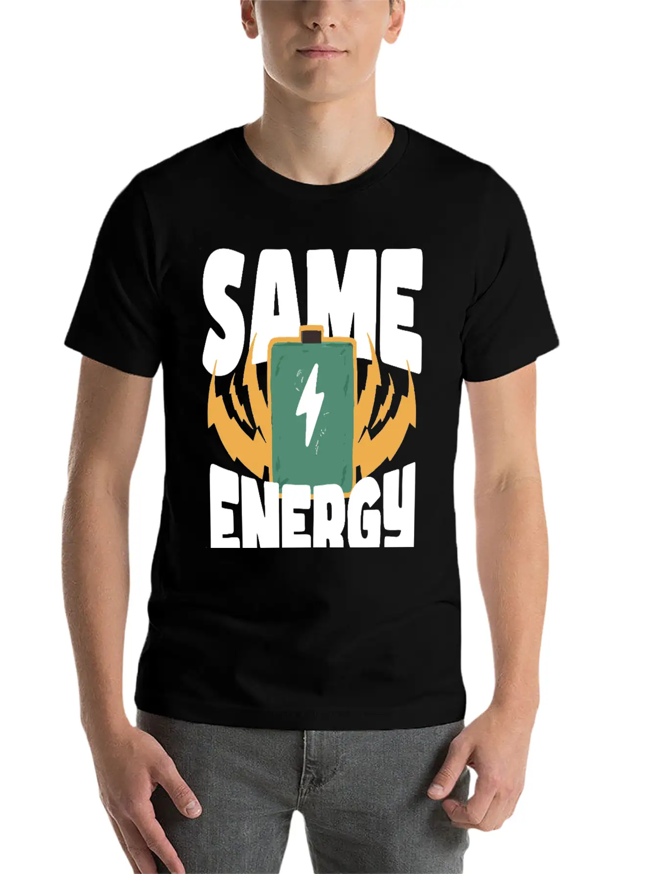Same Energy – Perfect Match Casual Graphic T-Shirt – Simple And Comfortable Daily Wear