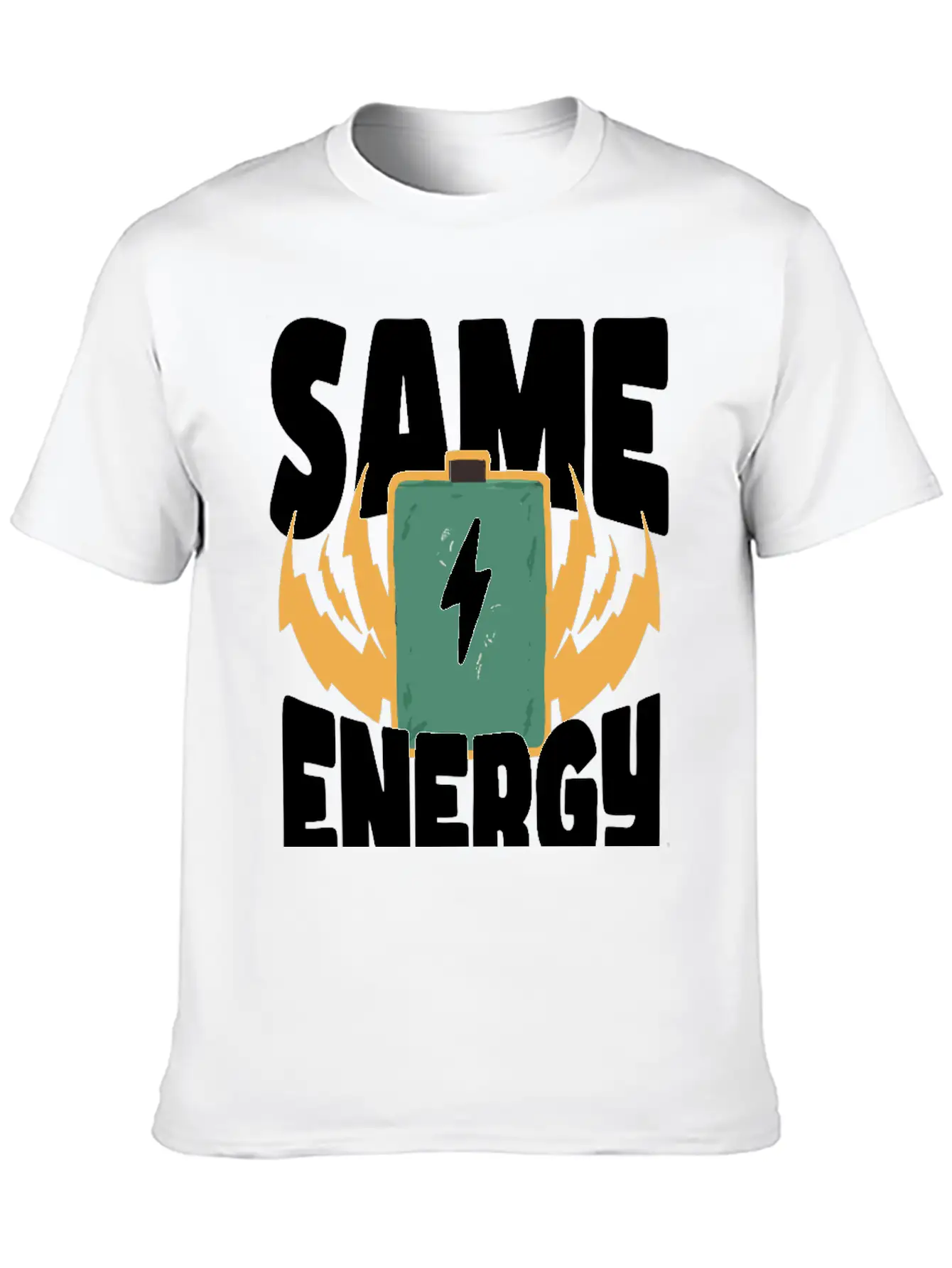 Same Energy – Perfect Match Casual Graphic T-Shirt – Simple And Comfortable Daily Wear