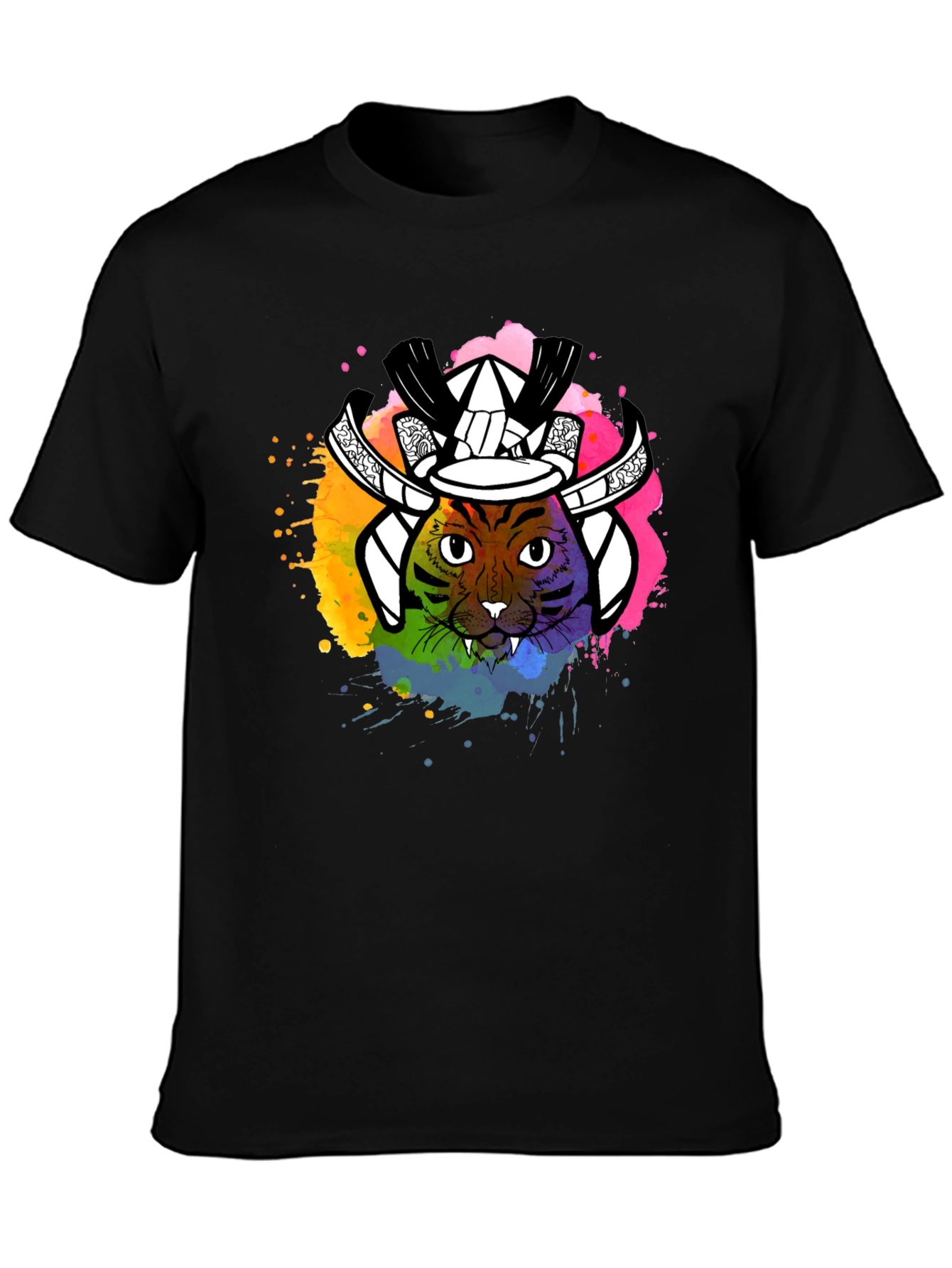Samurai Cat T-Shirt - Unique Graphic Tee