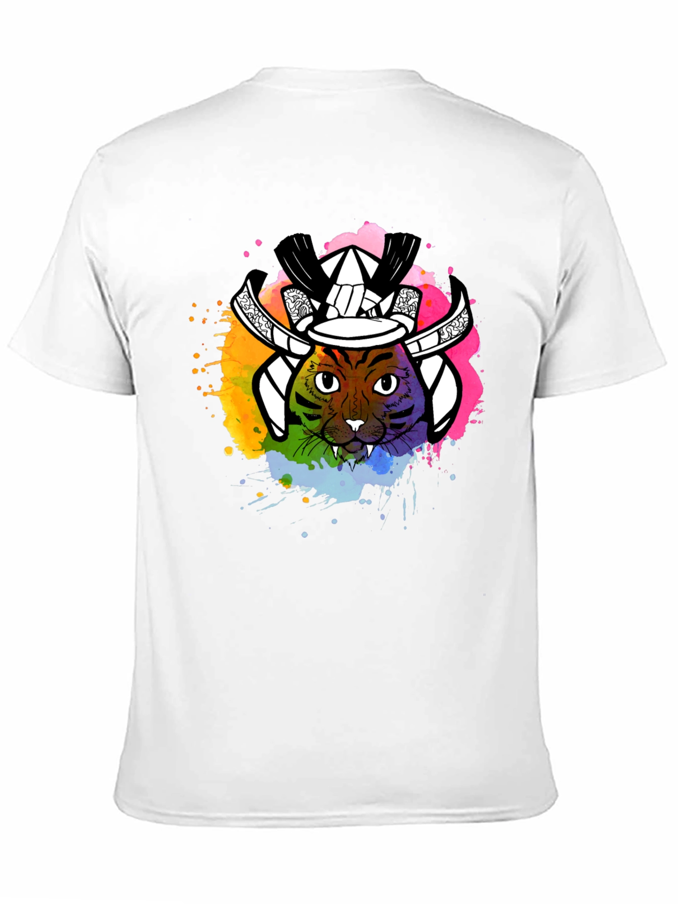 Samurai Cat T-Shirt - Unique Graphic Tee