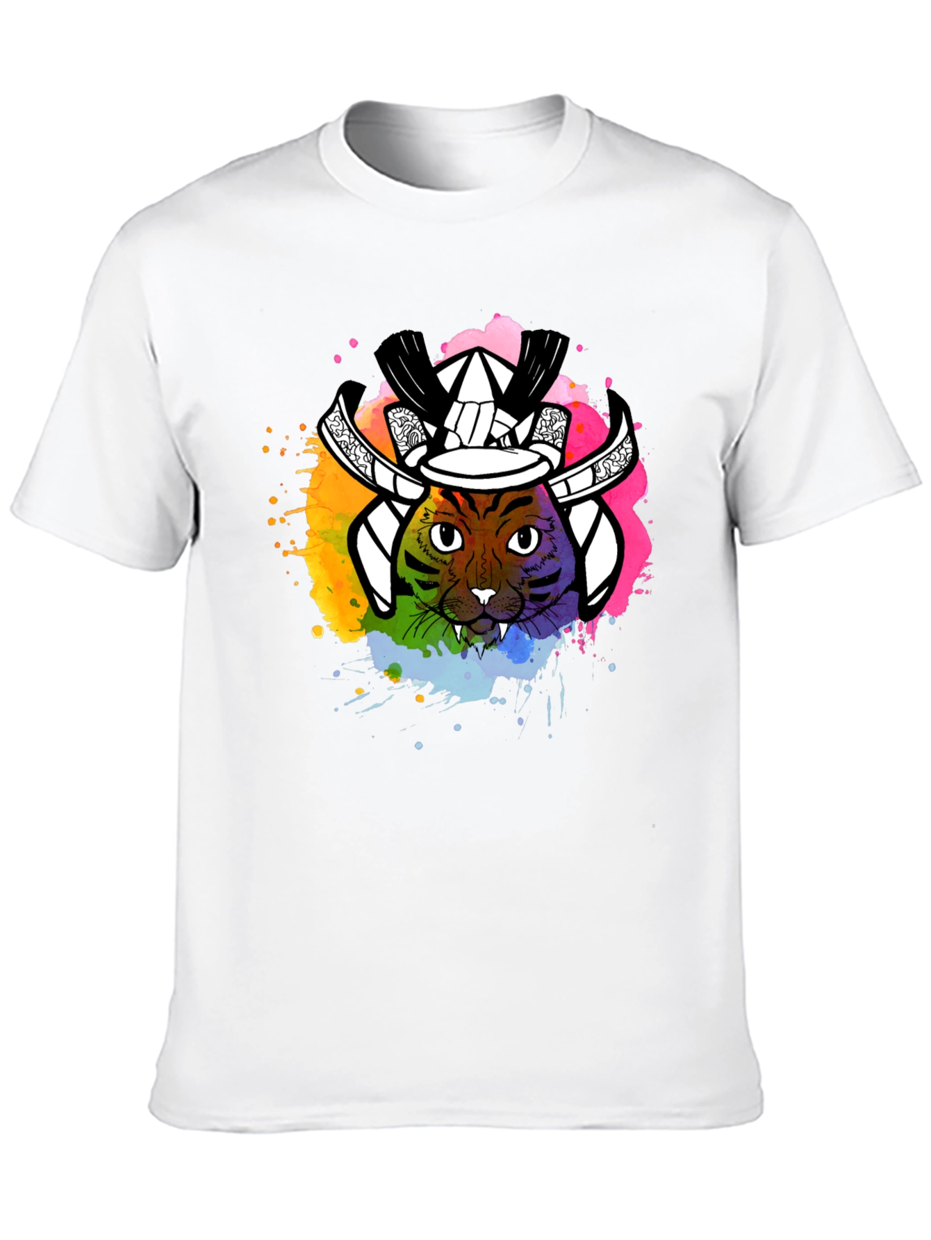 Samurai Cat T-Shirt - Unique Graphic Tee