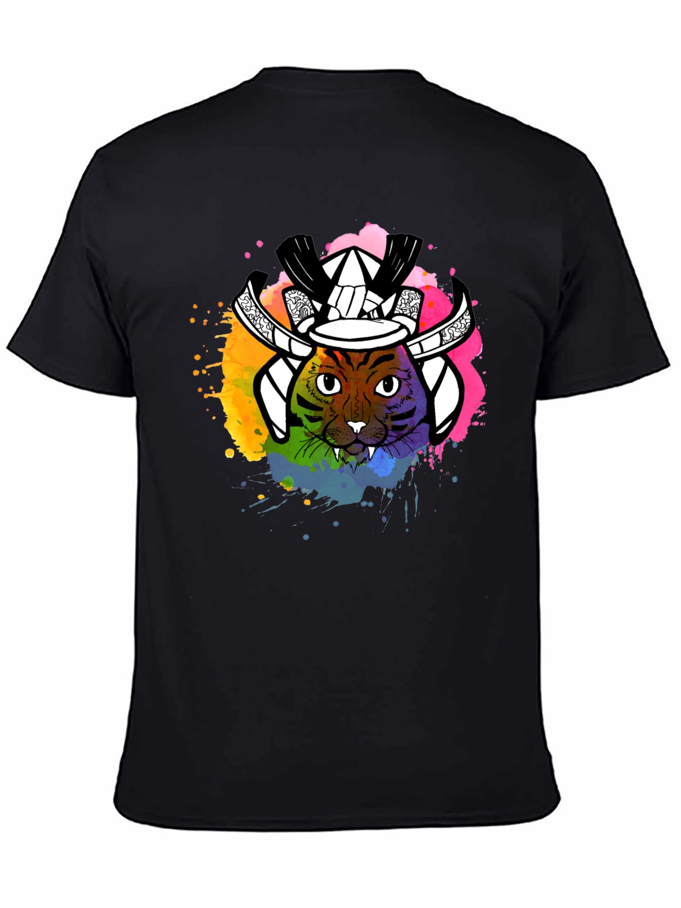 Samurai Cat T-Shirt - Unique Graphic Tee
