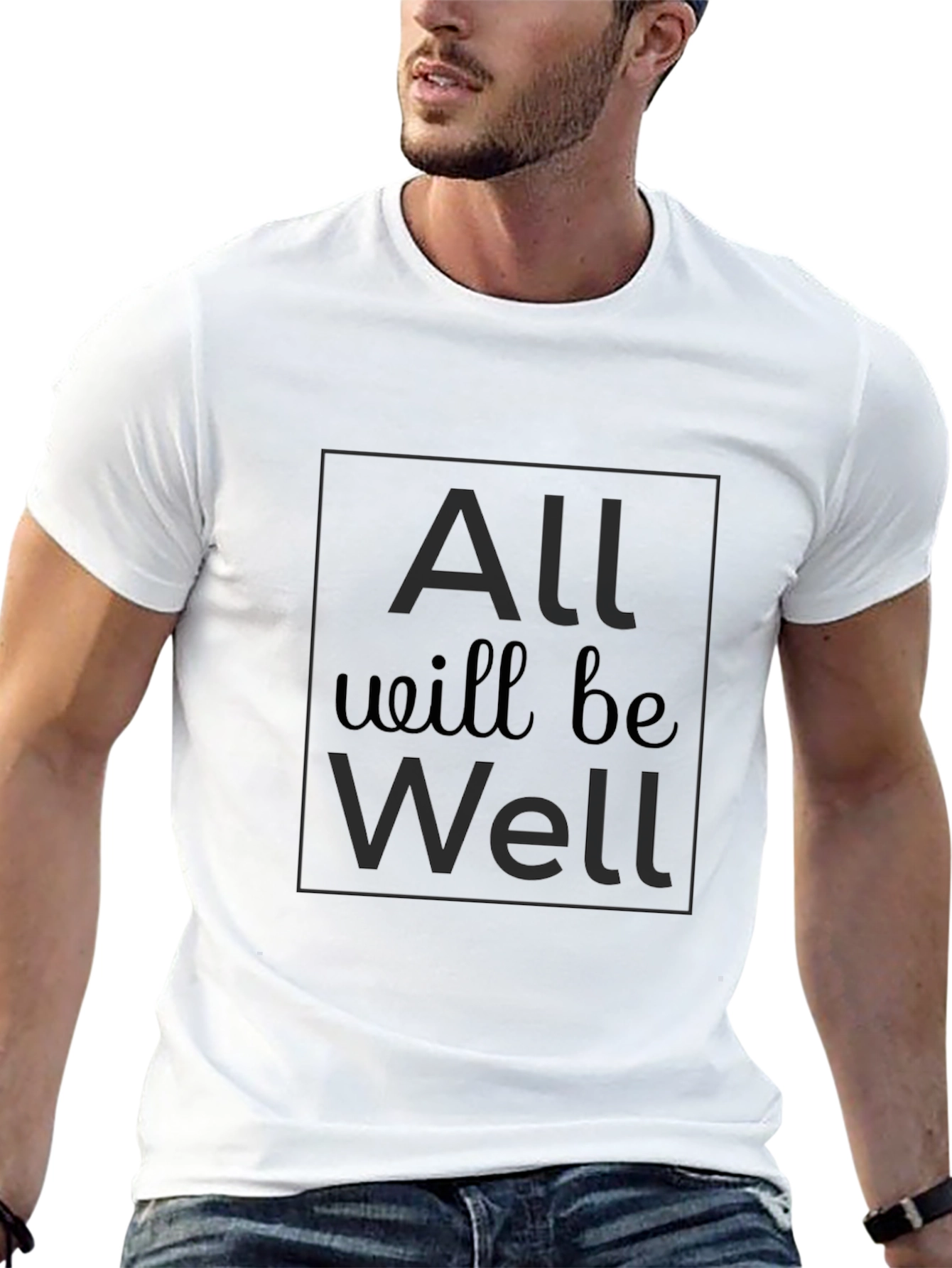 All Will Be Well Graphic Tee - Black