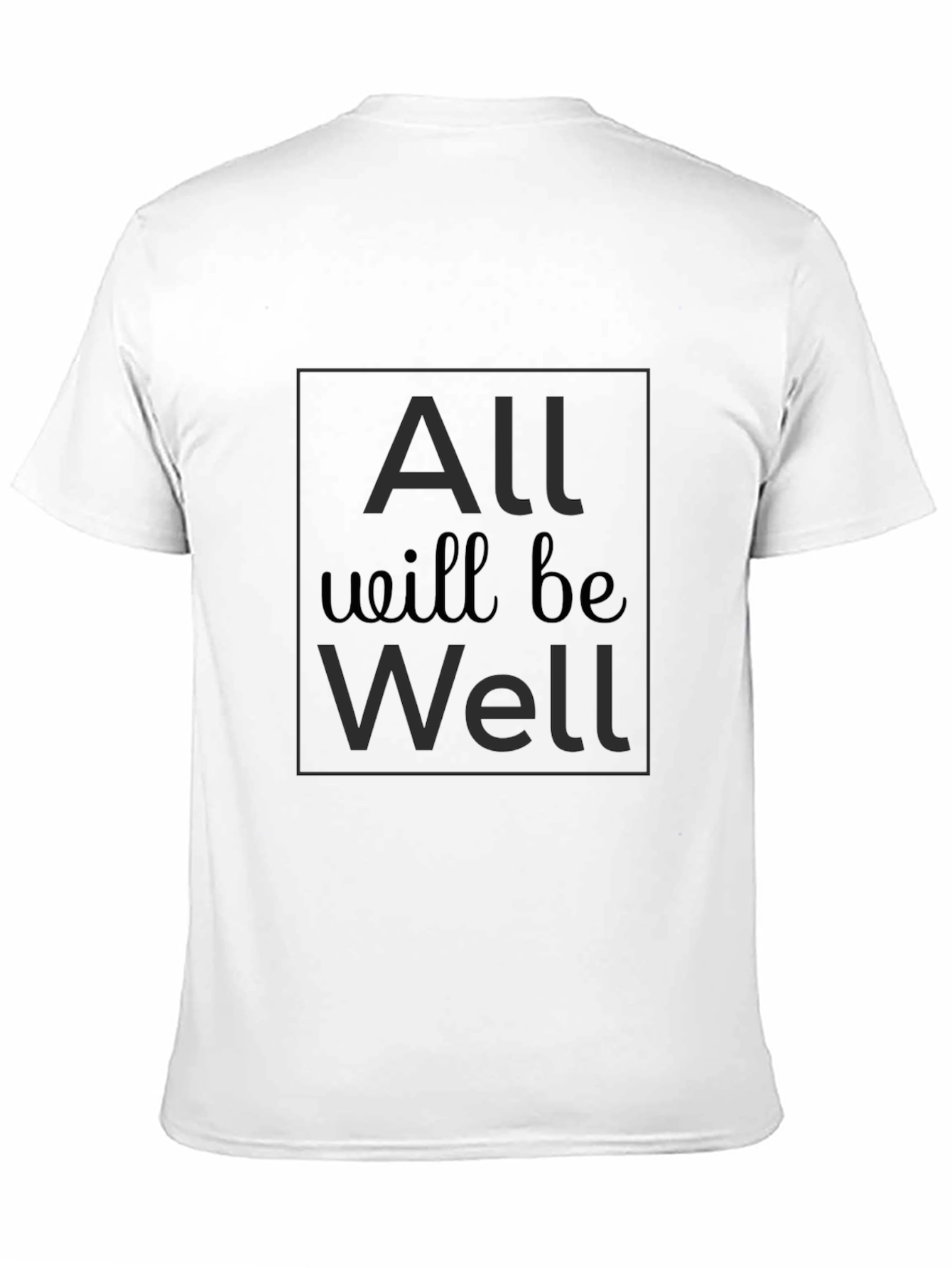 All Will Be Well Graphic Tee - Black