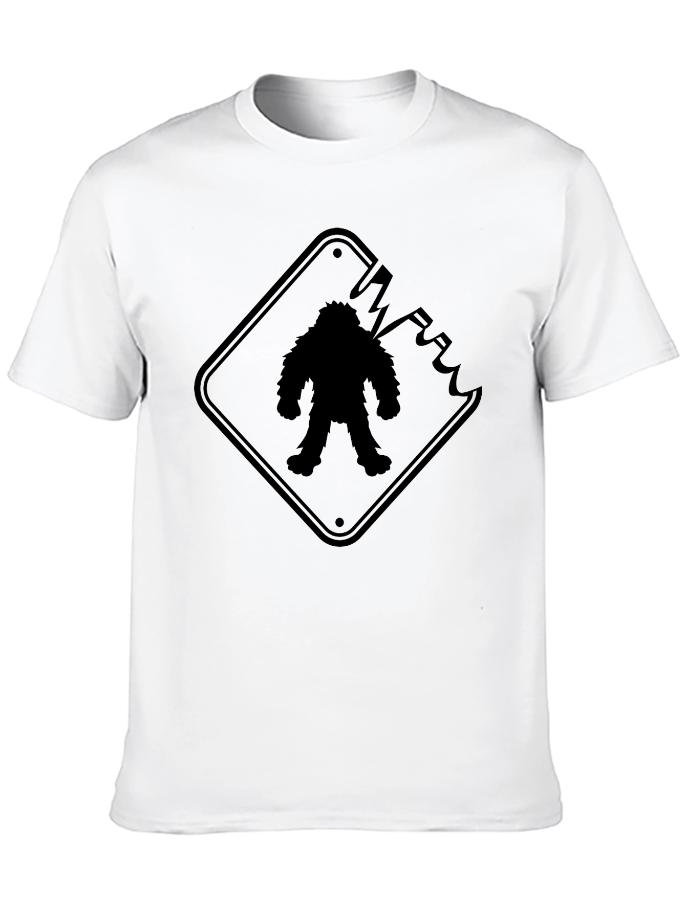 Sasquatch Crossing T-Shirt - Black