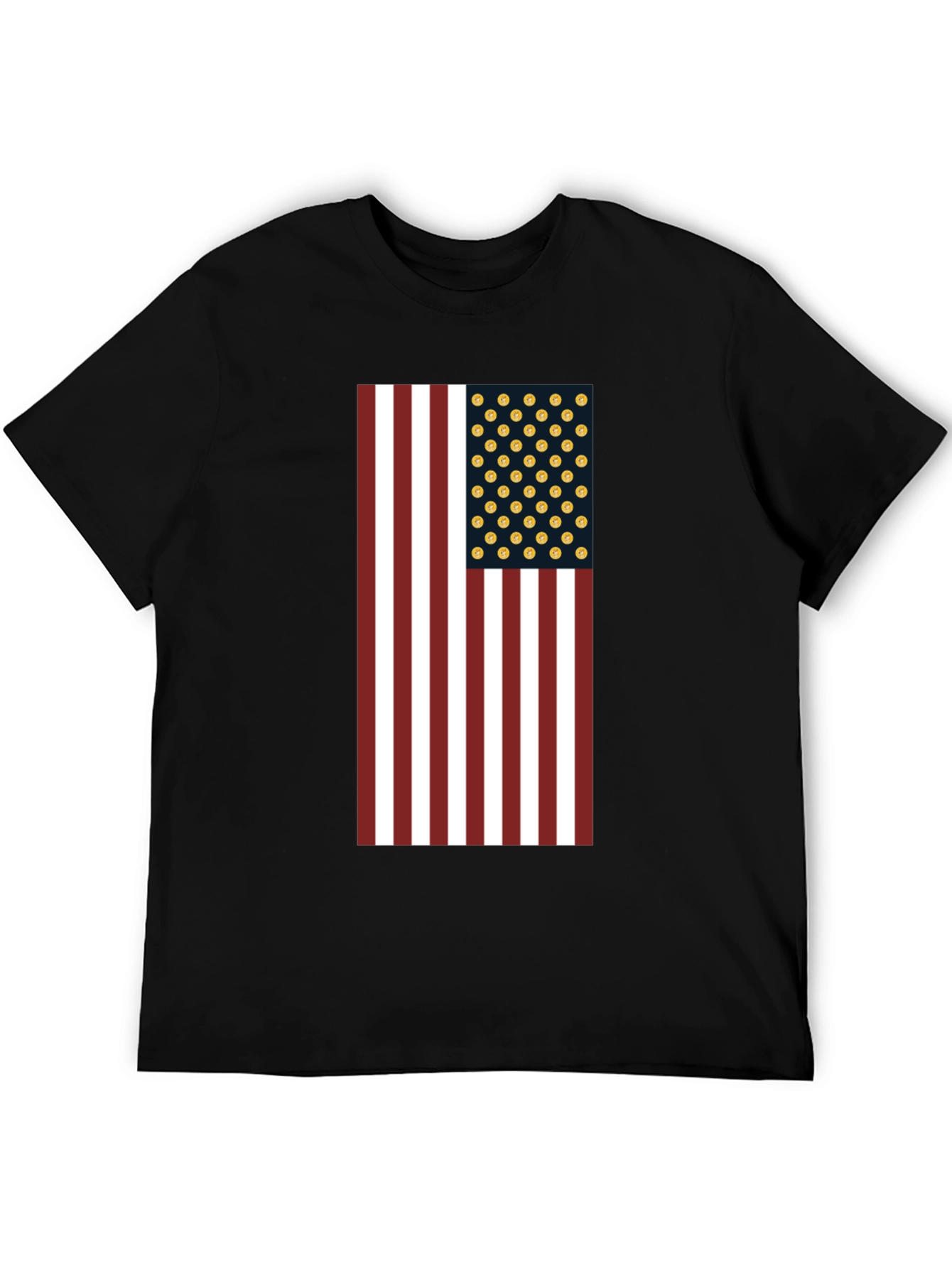 American Flag Bitcoin T-Shirt