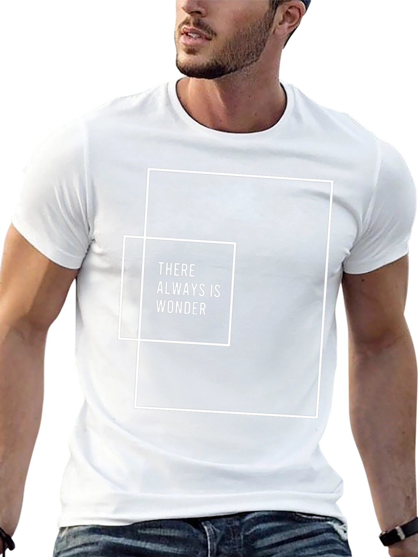 Wonder Graphic Tee - Modern Black T-Shirt