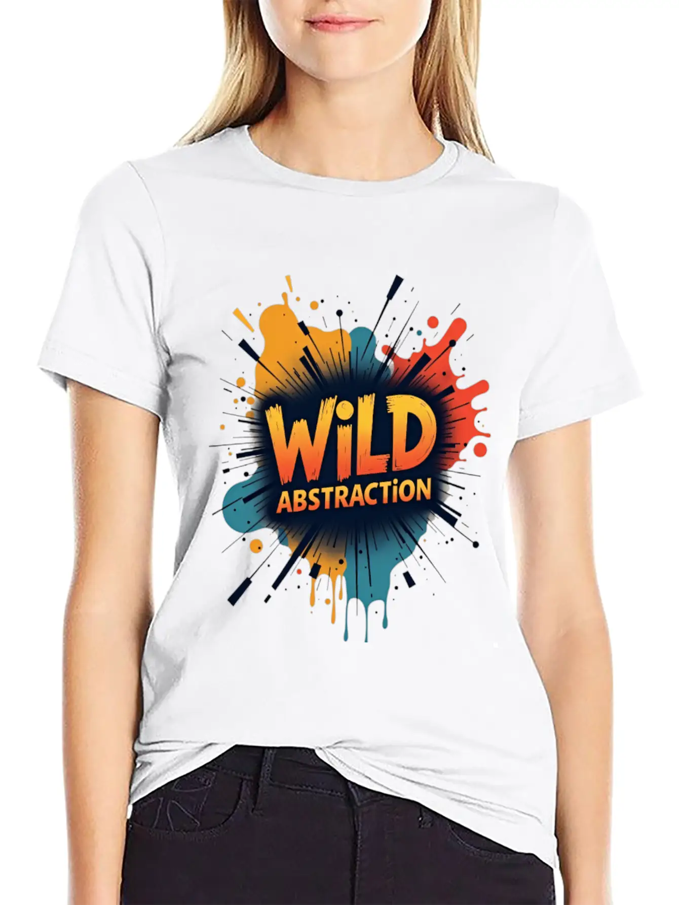 Wild Abstraction Bohemian Streetwear Casual Graphic T-Shirt – Simple And Comfortable Daily Wear