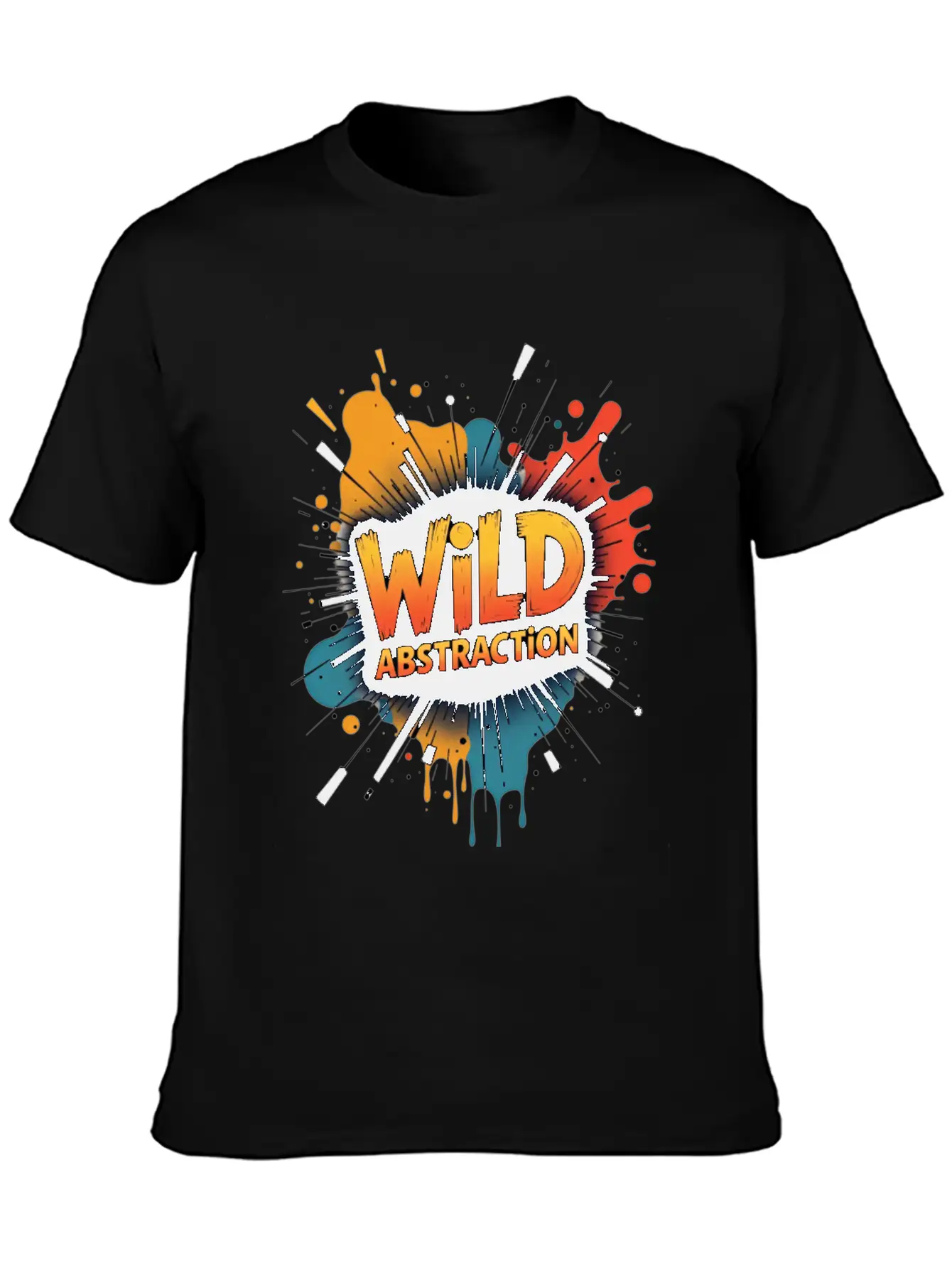 Wild Abstraction Bohemian Streetwear Casual Graphic T-Shirt – Simple And Comfortable Daily Wear
